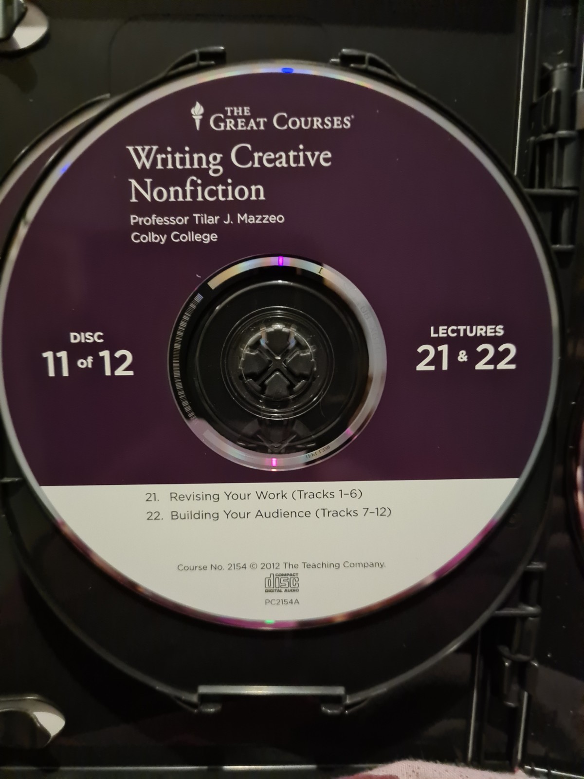Great Courses Writing Creative Nonfiction 12 Audio CDs Book Tilar Mazzeo Author