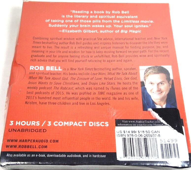Rob Bell — How To Be Here 2016 Mindfulness Spiritual Audiobook Brand New Sealed