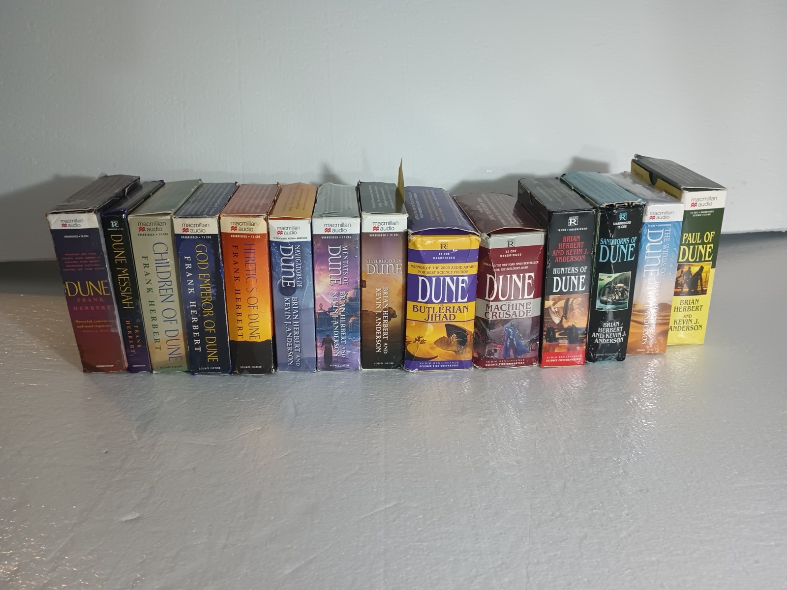 Lot 14 Frank Herbert Dune/Children Of Dune Audio CD Books Set Unabridged SciFi