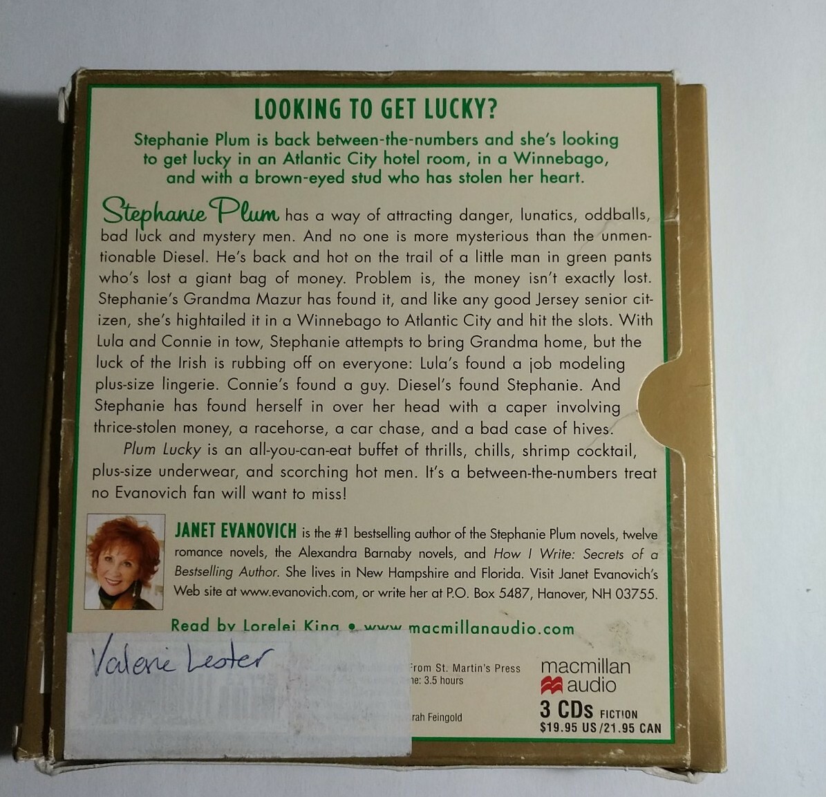 Plum Lucky (Audio Book, 2008) 3 cds, Janet Evanovich, Unabridged