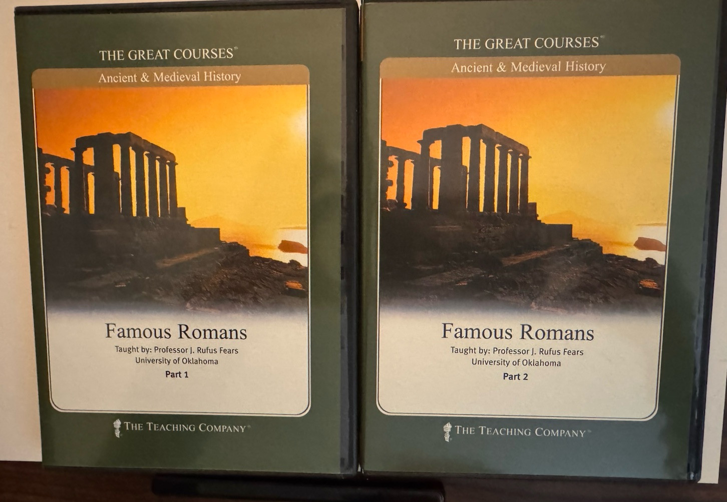 THE GREAT COURSES: Famous Romans by J. Rufus Fears (Compact Discs Only)
