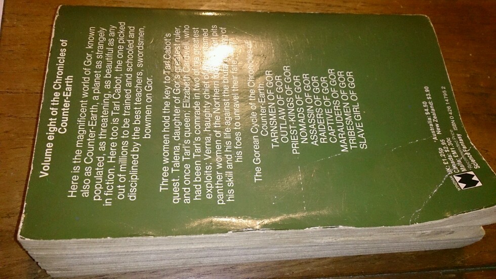 Hunters of Gor by John Norman Paperback 0426147952