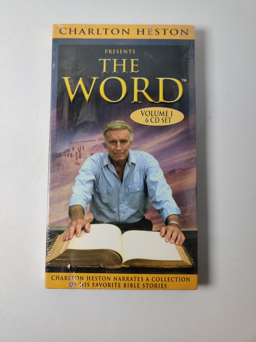 Charlton Heston Presents The Word — Volume 1, 6 CD set New Sealed