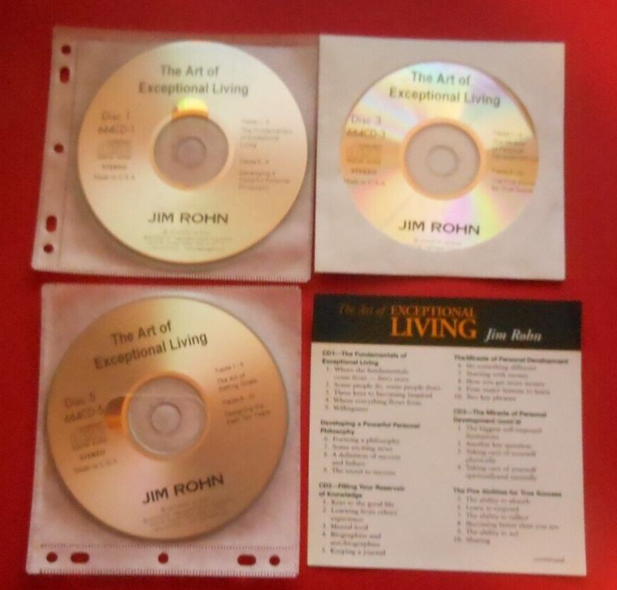 The Art of Exceptional Living by Jim Rohn — Motivational Cd’s