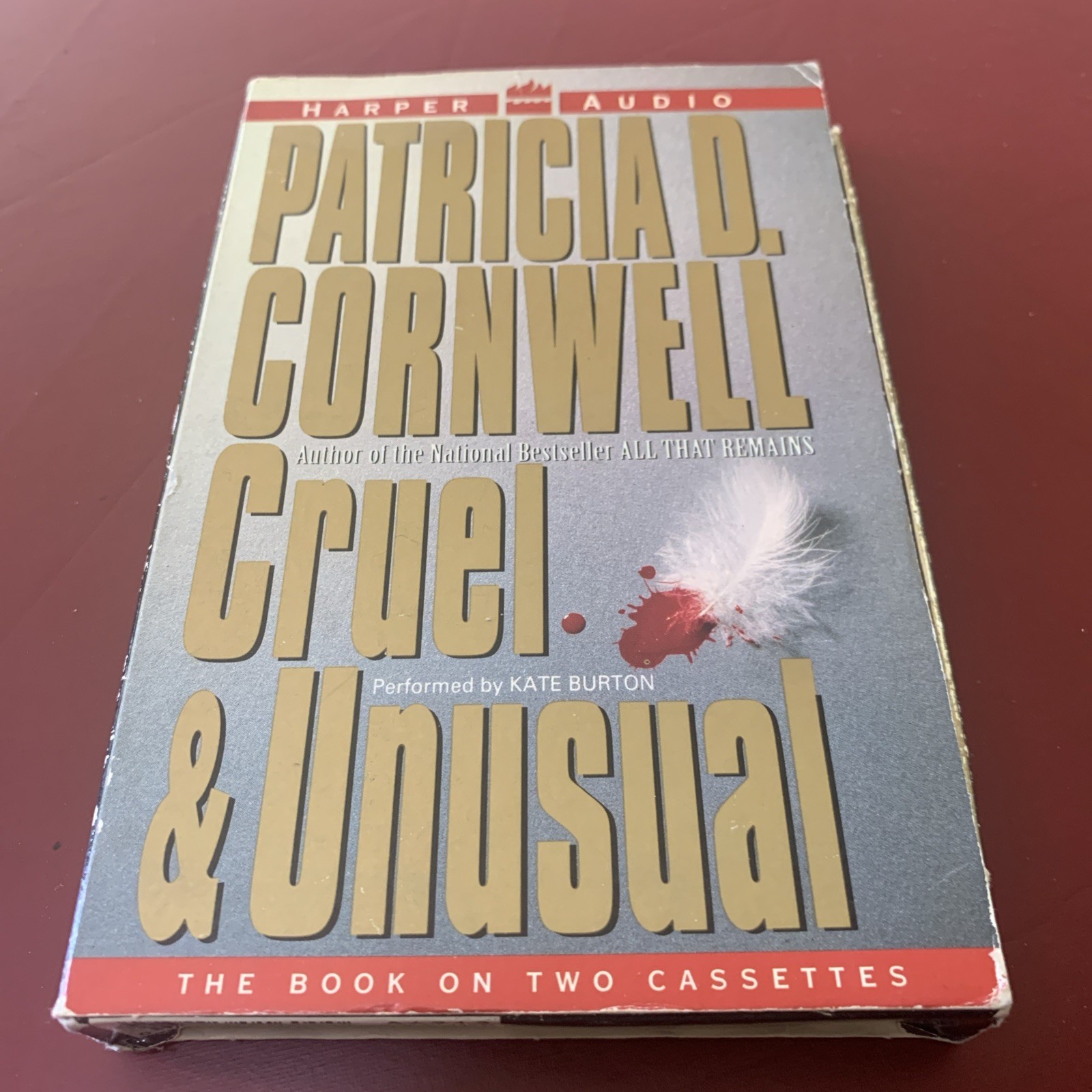 Kay Scarpetta: Cruel and Unusual No. 4 by Patricia Cornwell (1993, Cassettes)
