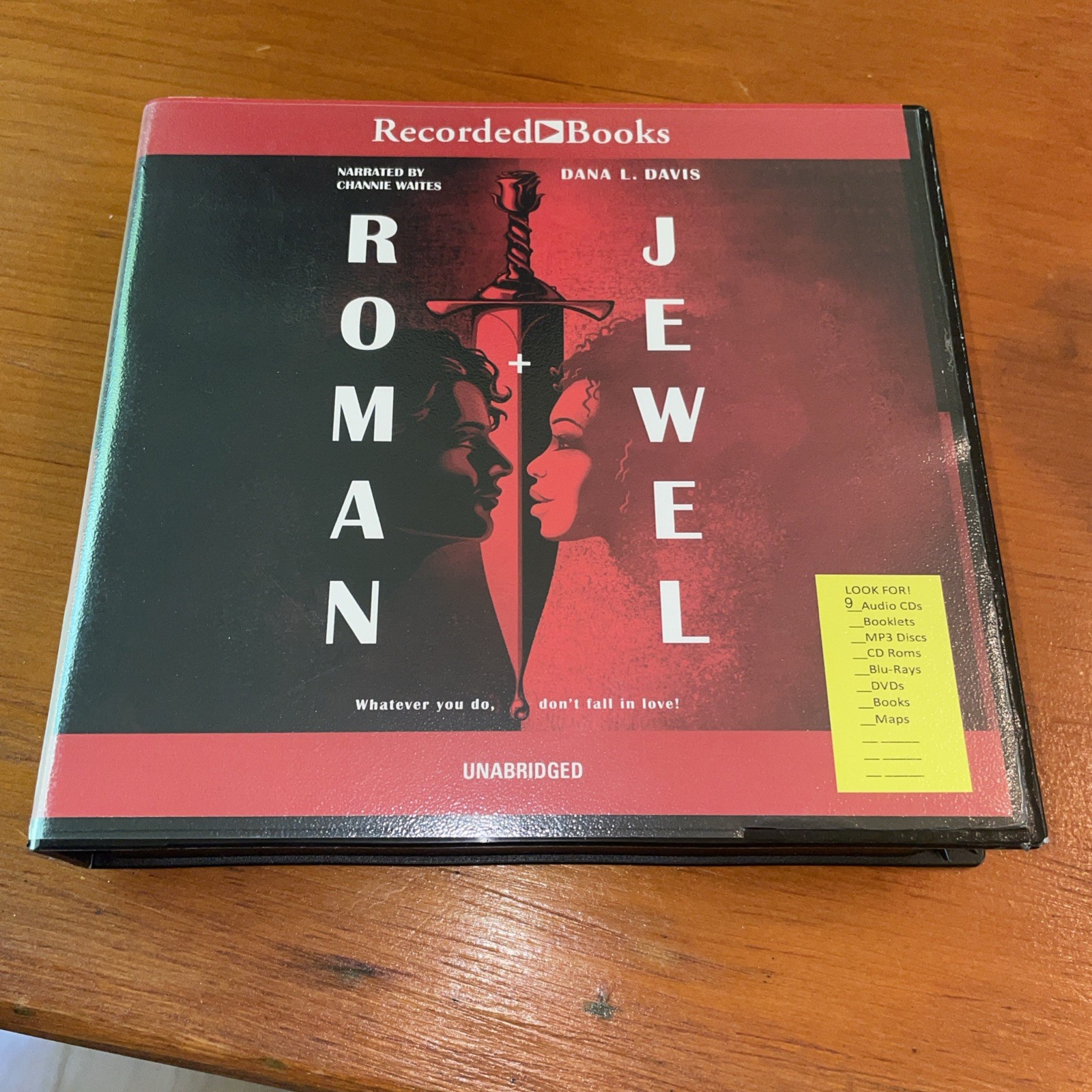 Roman And Jewel Audiobook By Dana Davis 9 CDs Young Adult Hip Hopera