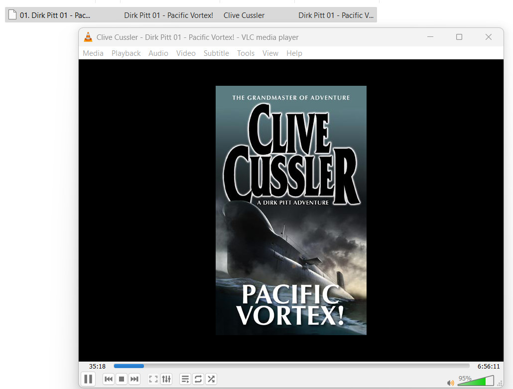 AUDIOBOOKS ~ DIRK PITT — CLIVE CUSSLER THRILLERS 25 BOOKS .MP3 USB