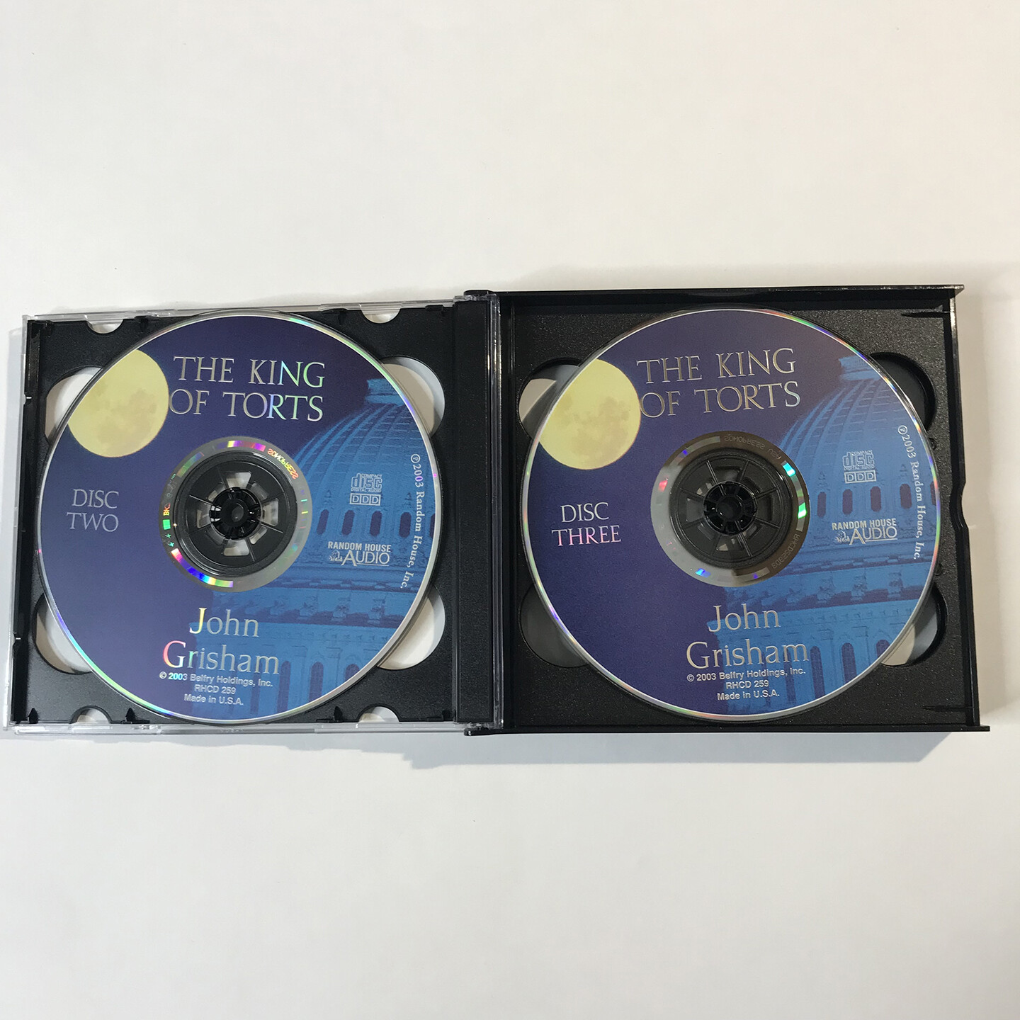 THE KING OF TORTS by John Grisham 5-Disc CD Audiobook (Abridged)