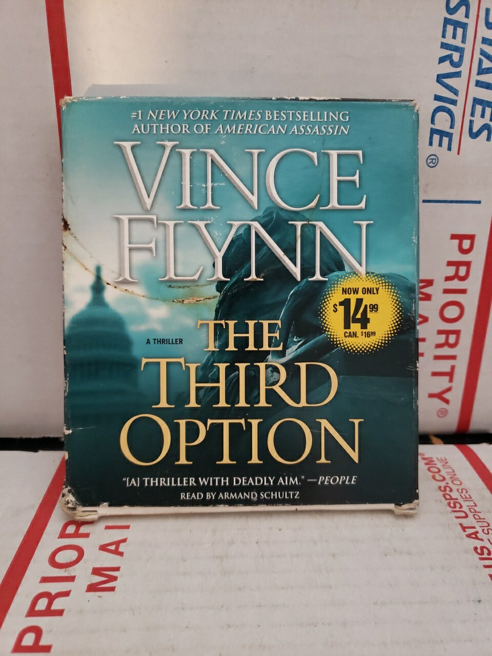 The Third Option by Vince Flynn: Used Audiobook Abridged ~ Shelf62k