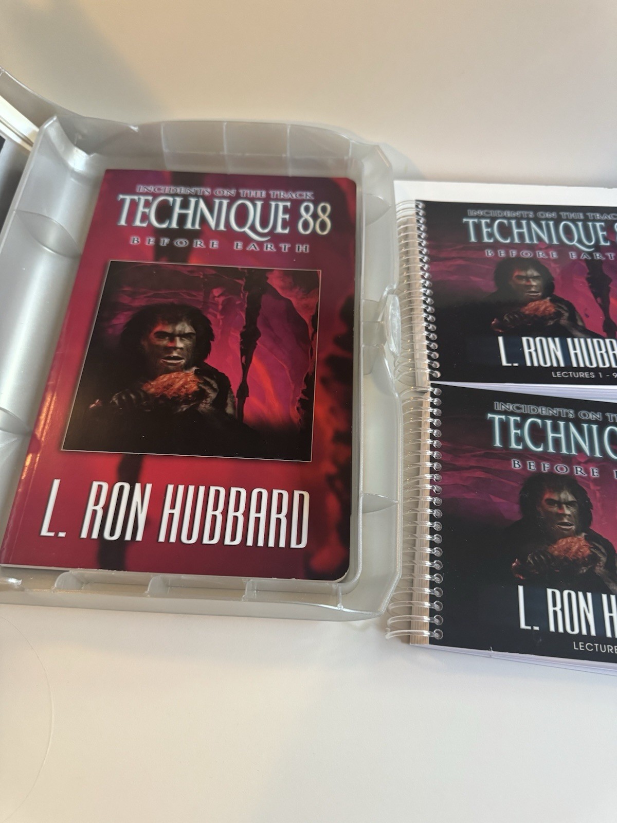 L. Ron Hubbard Technique 88 Before Earth Set Incomplete No CDs -Transcript Only