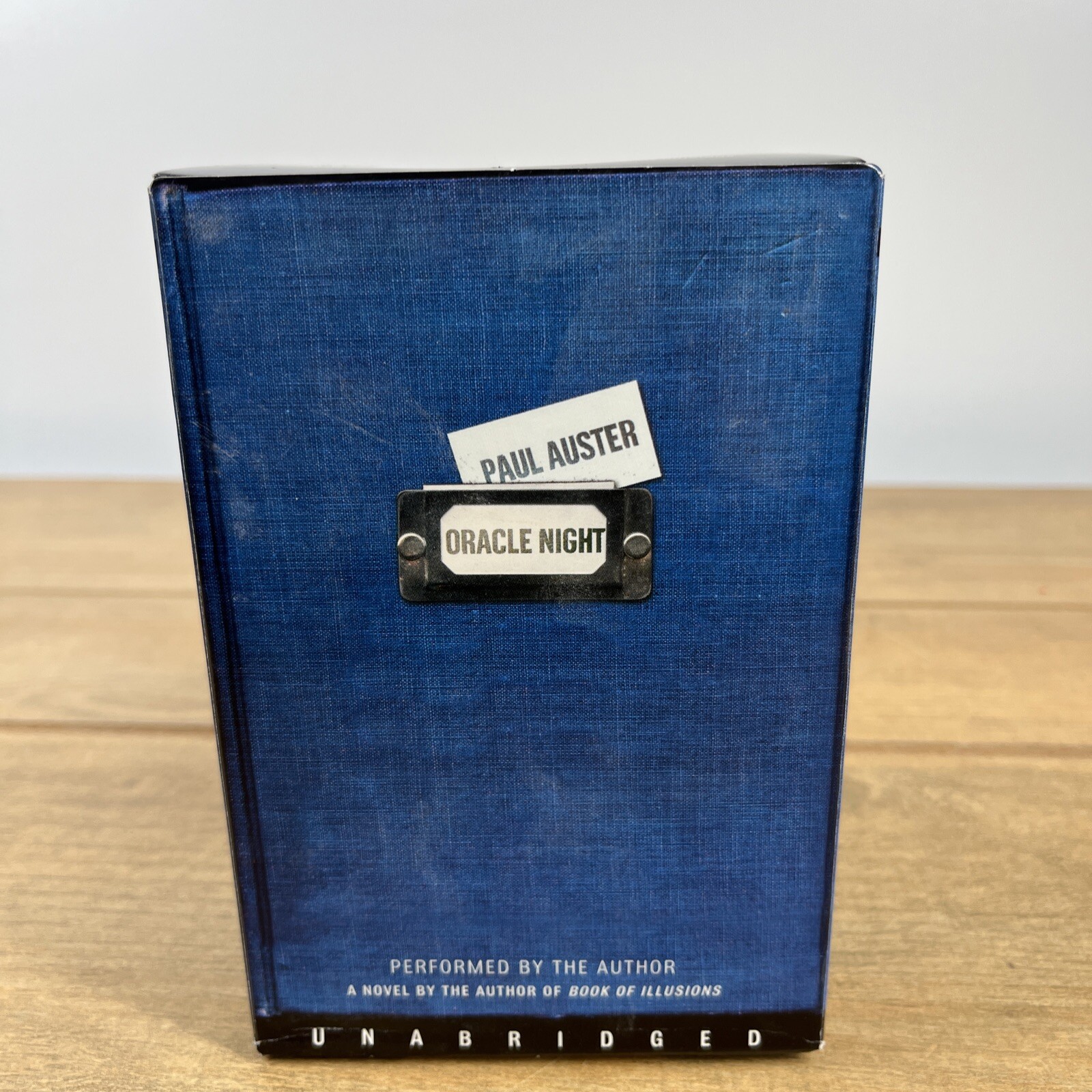 paul auster ORACLE NIGHT CASSETTE TAPE unabridged