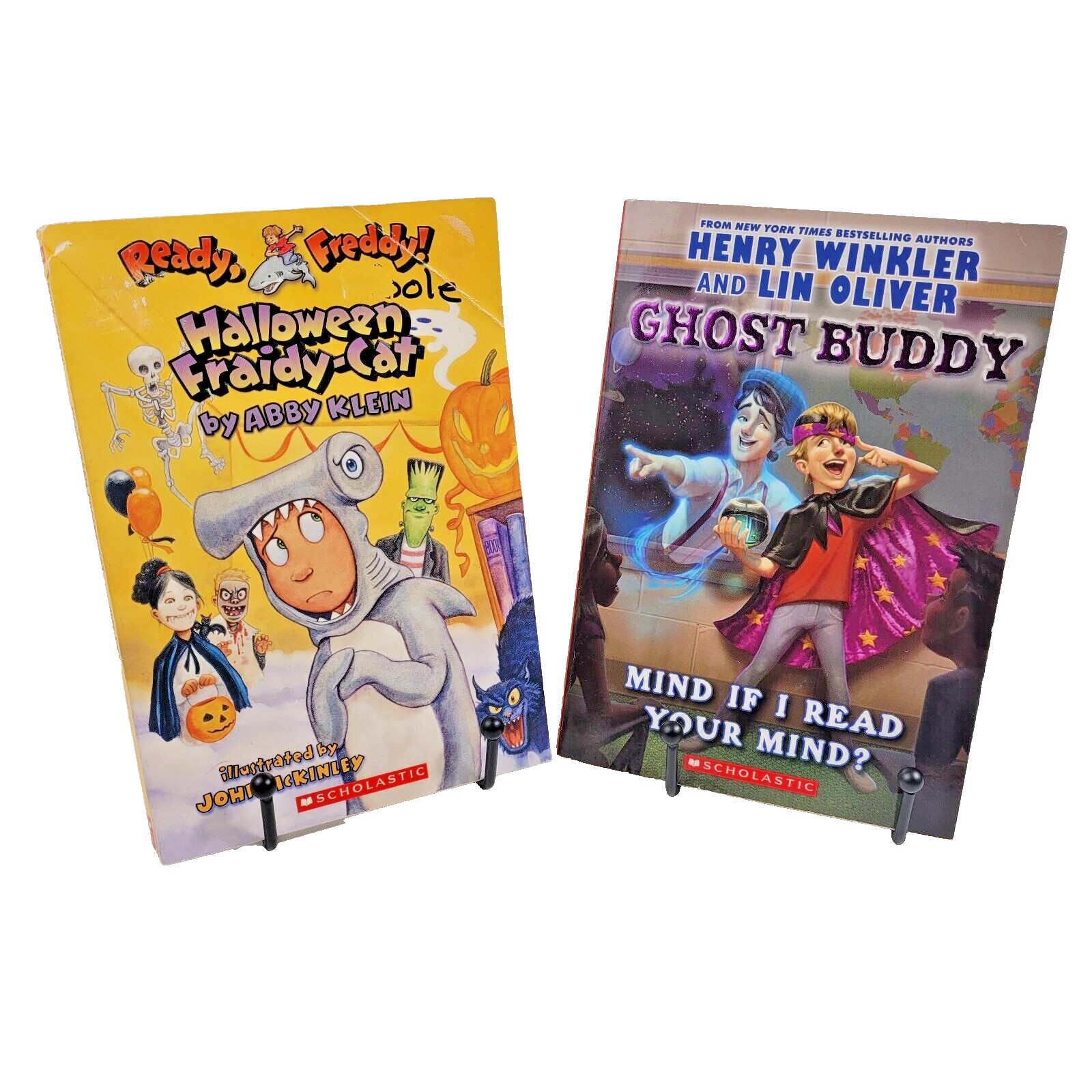 Ghost Buddy Series: Mind If I Read Your Mind? Halloween Fraidy-Cat — 2 Books