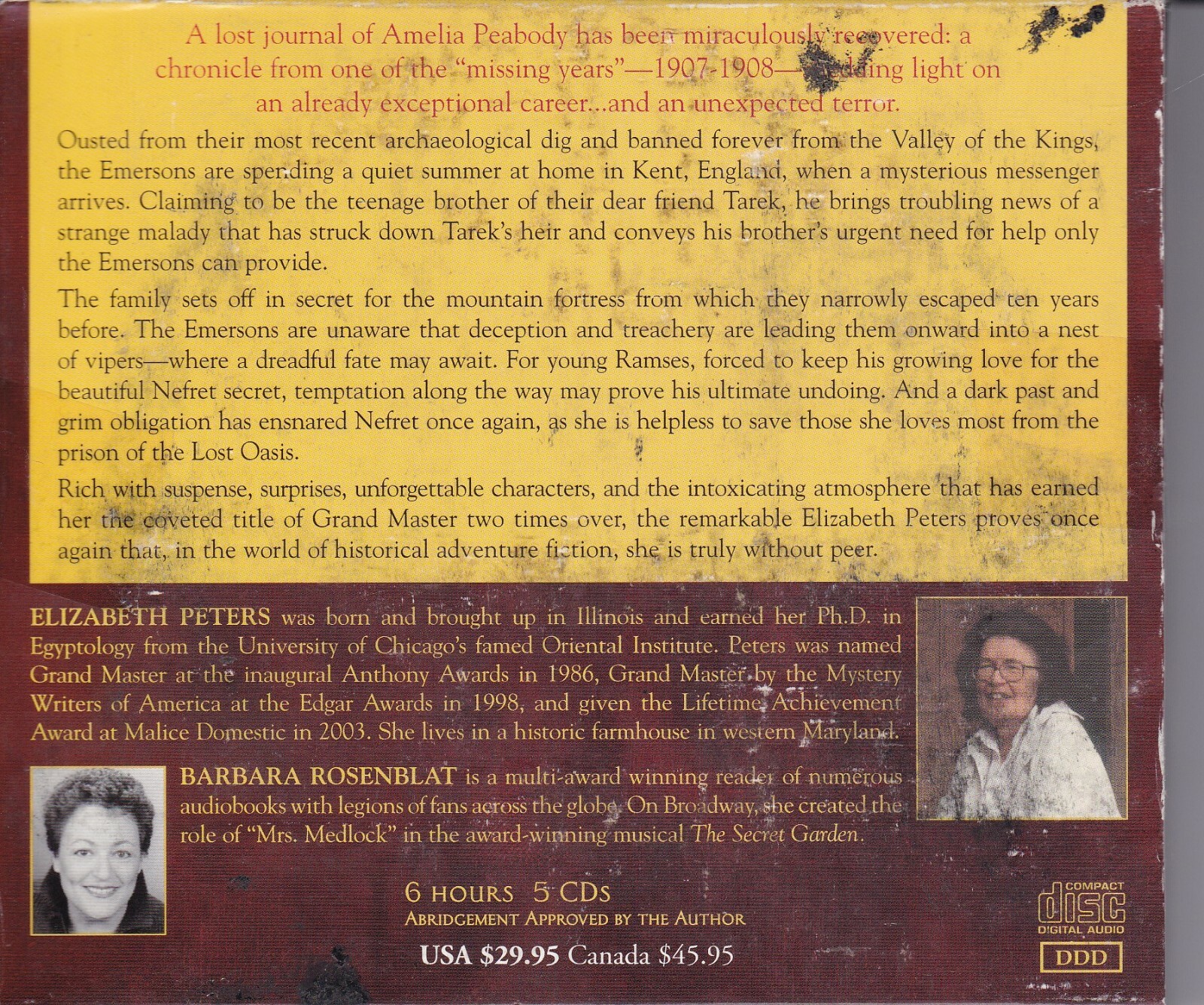 Guardian of the Horizon by Elizabeth Peters (Audiobook, 2004, Abridged)