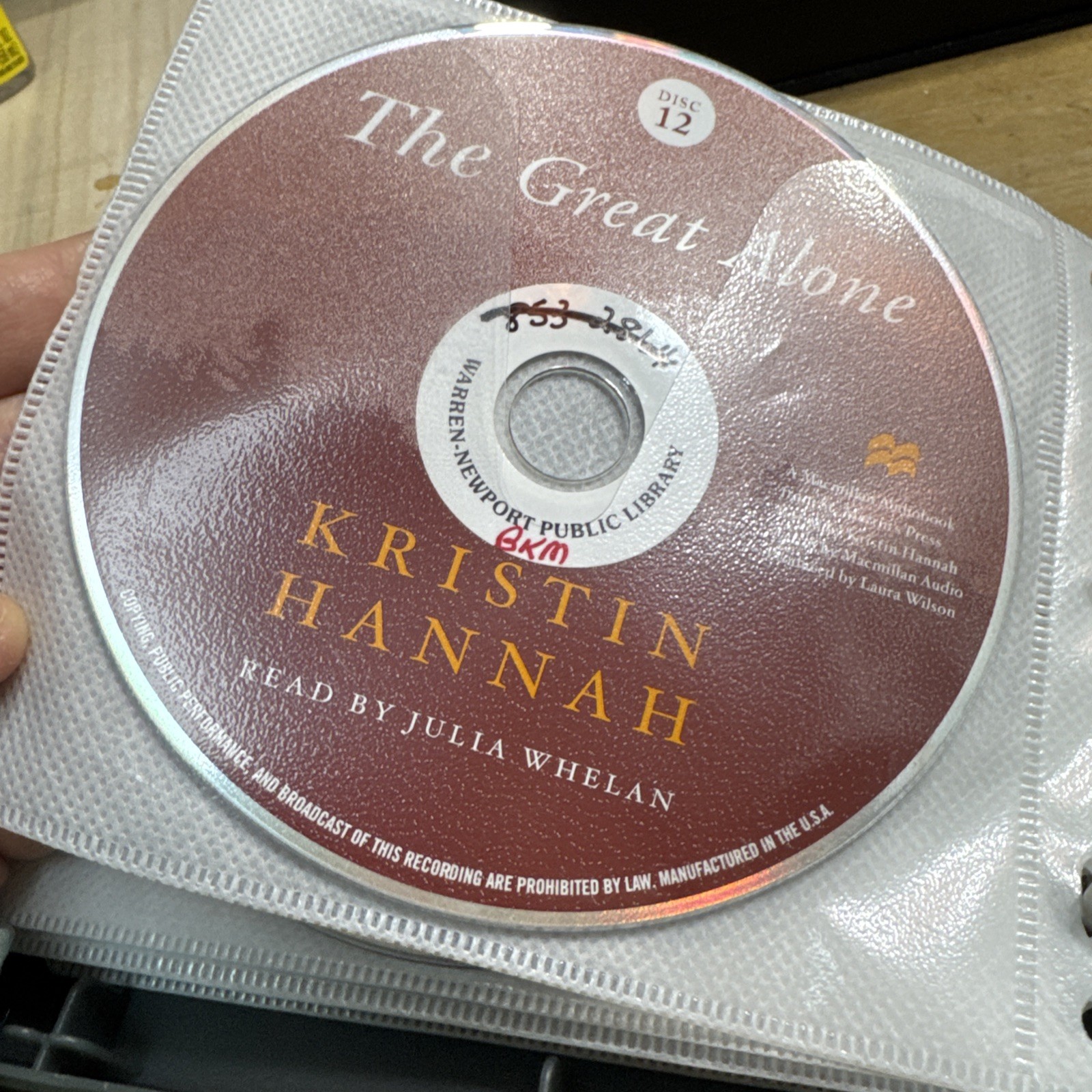 Great Alone : A Novel by Kristin Hannah (2018, Compact Disc)