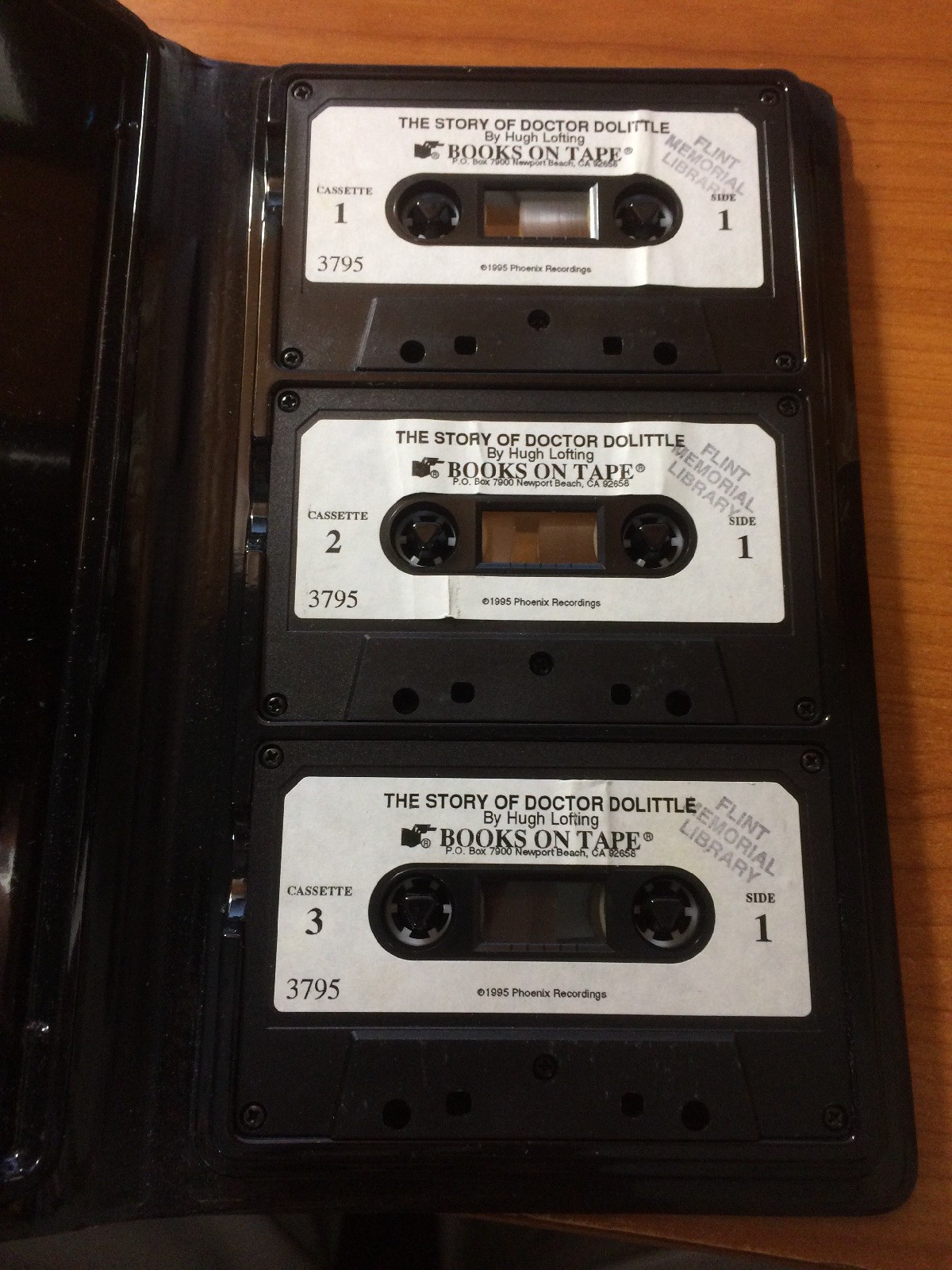 The Story Of Doctor Dolittle by Hugh Lofting…Read By David Case…3 Cassettes