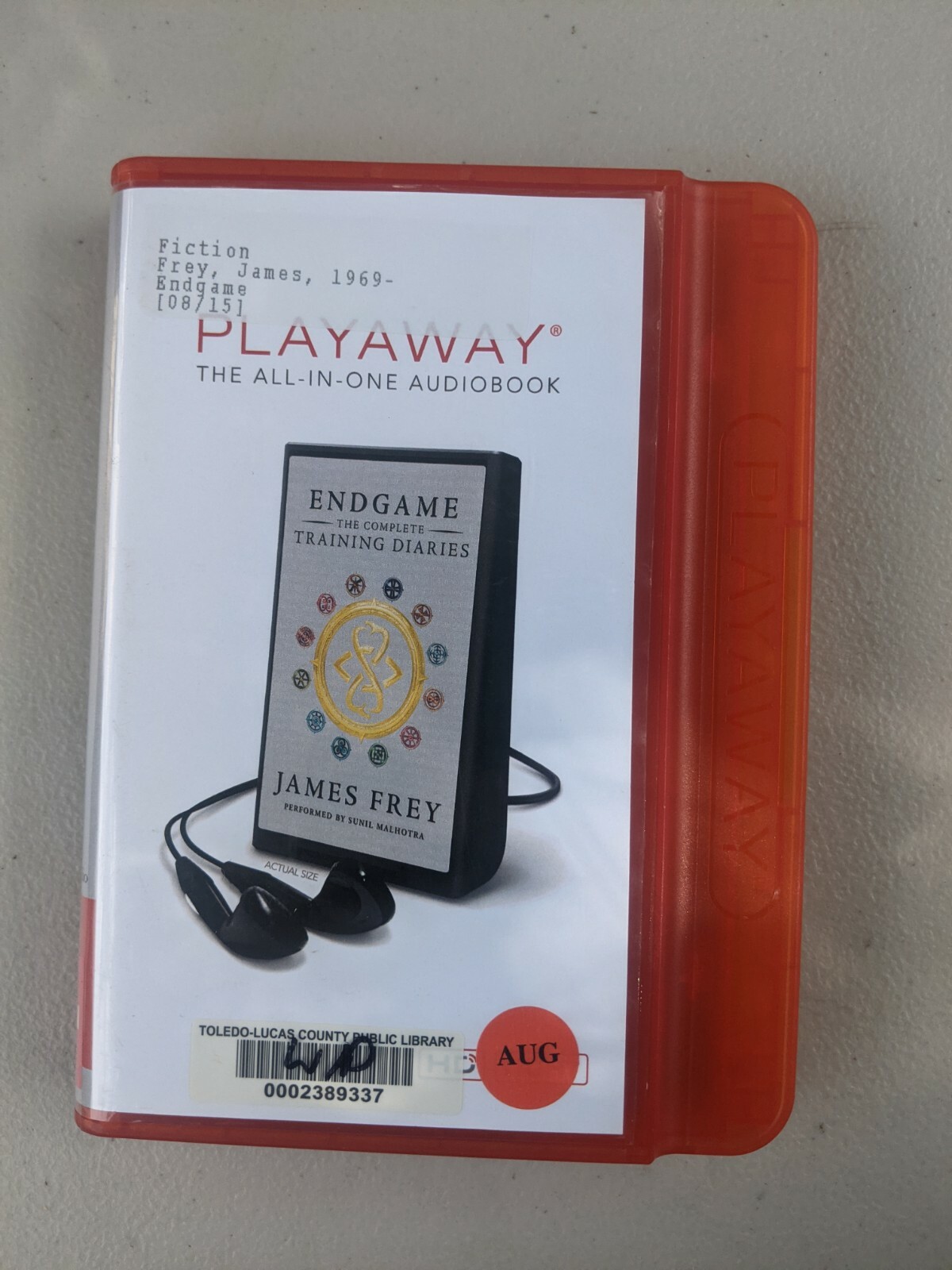 PLAYAWAY BOOK shelf174H ~ END GAME THE COMPLETE TRAINING DIARIES UNABRIDGED BY J