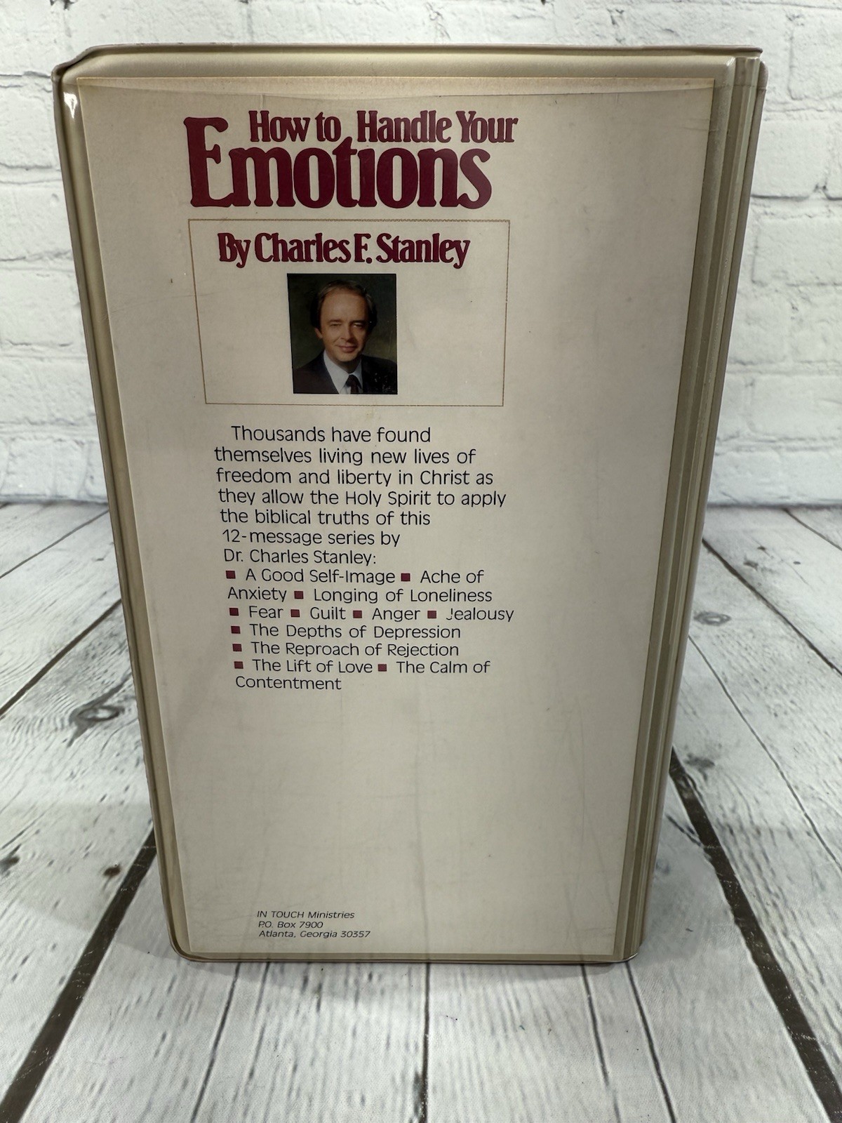 How To Handle Your Emotions By Charles Stanley 12 Audio Cassettes Sermons 1987