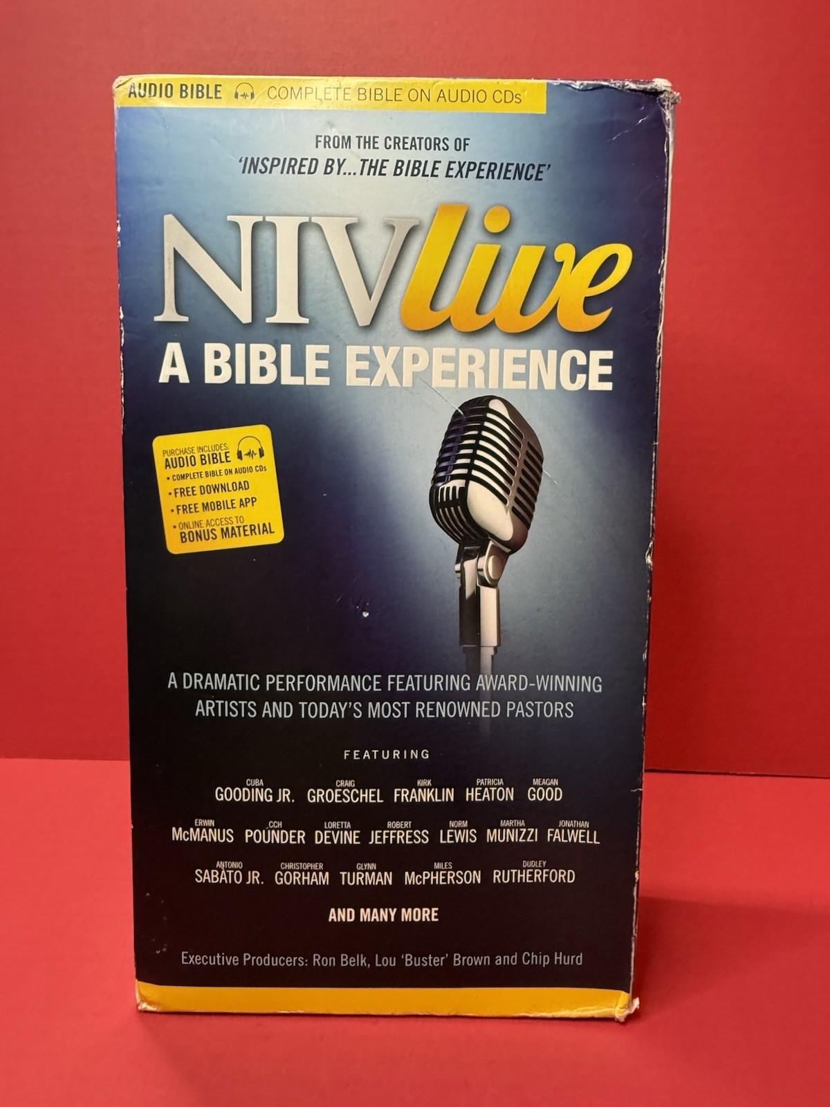 NIV Live — A Bible Experience Complete Audio Book 79 CDs and 1 DVD In Case. NEW!