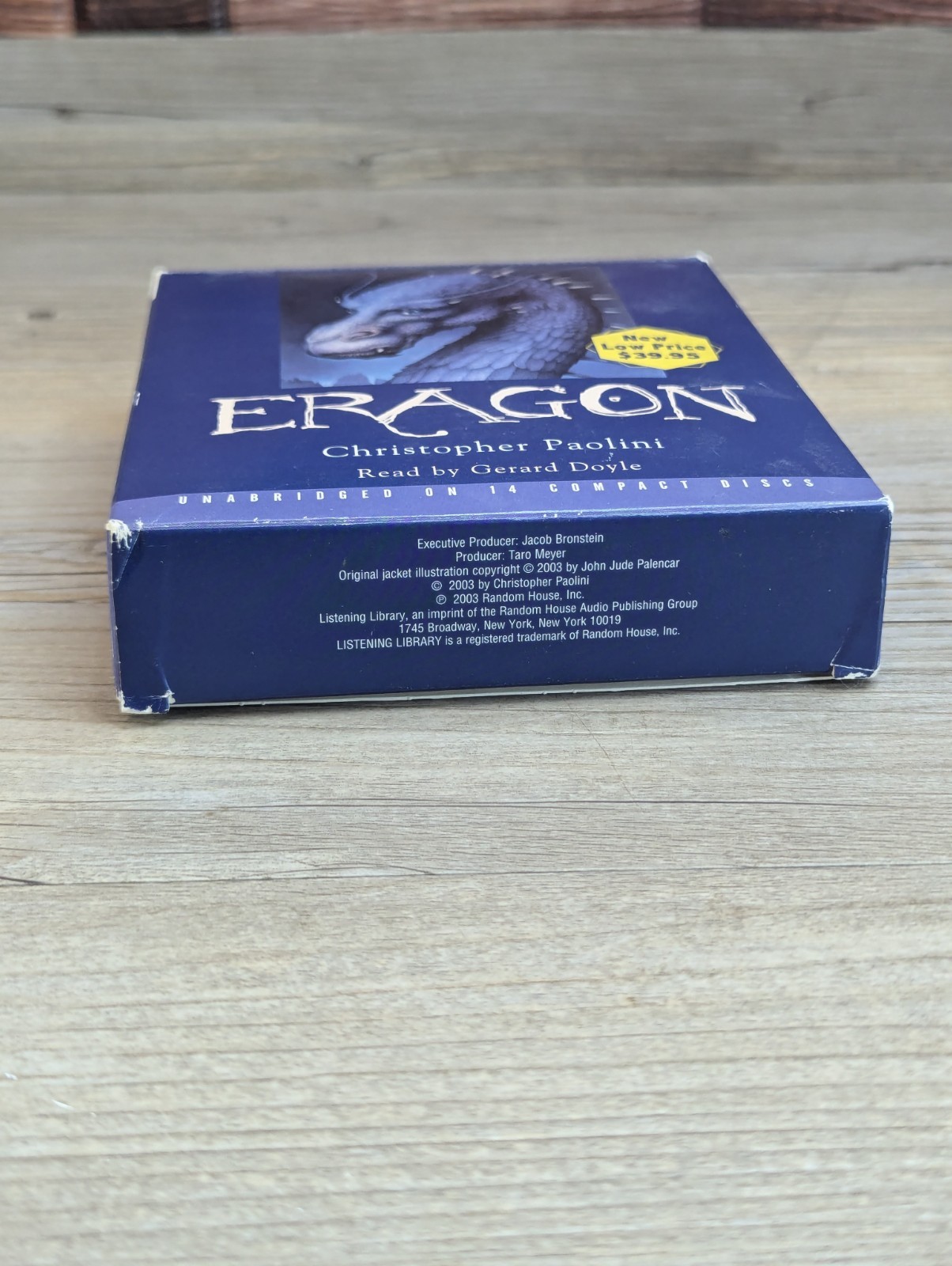 Unabridged Inheritance Cycle Eragon & Eldest Audiobooks Doyle Paolini 34 CDs