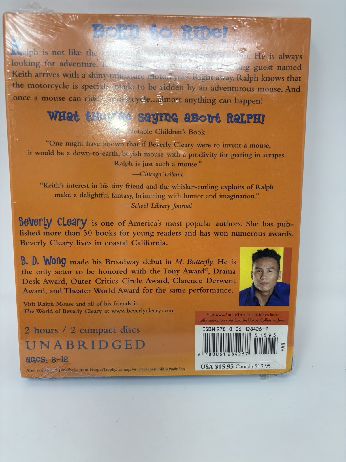 The Mouse and the Motorcycle by Beverly Cleary (CD Audiobook, 2007) New Sealed