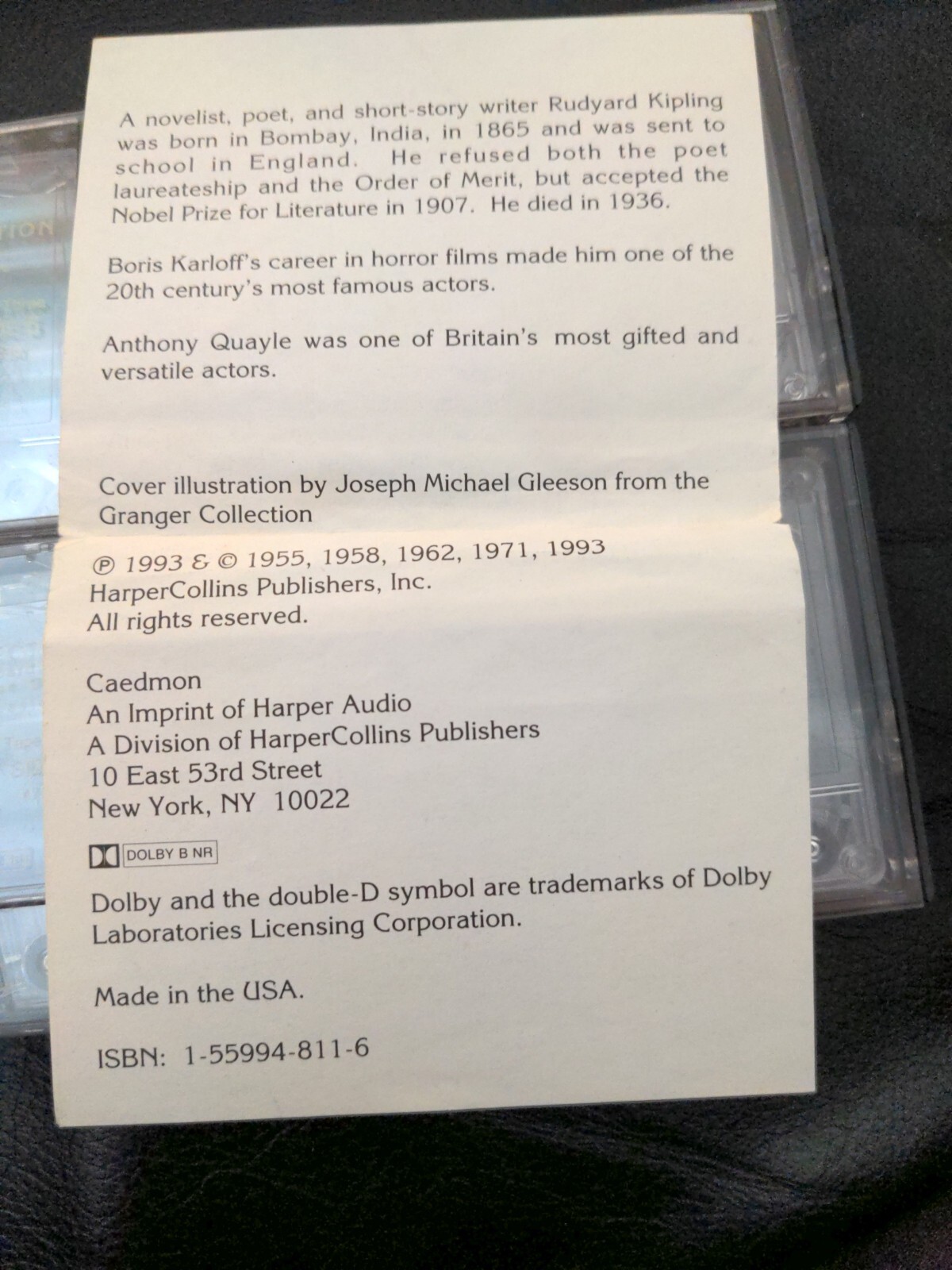 The Rudyard Kipling Audio Collection — Caedmon Audio