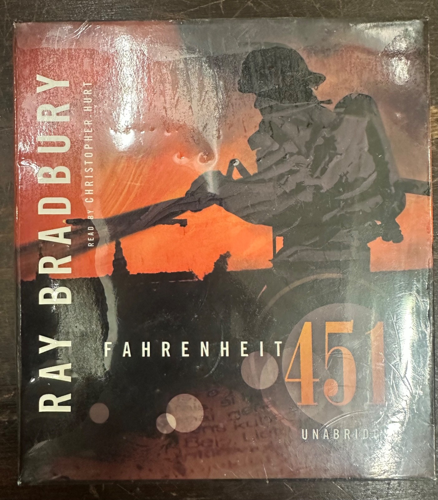 Fahrenheit 451 Ray Bradbury Audio Book Abridged Read By Christopher Hurt- NEW