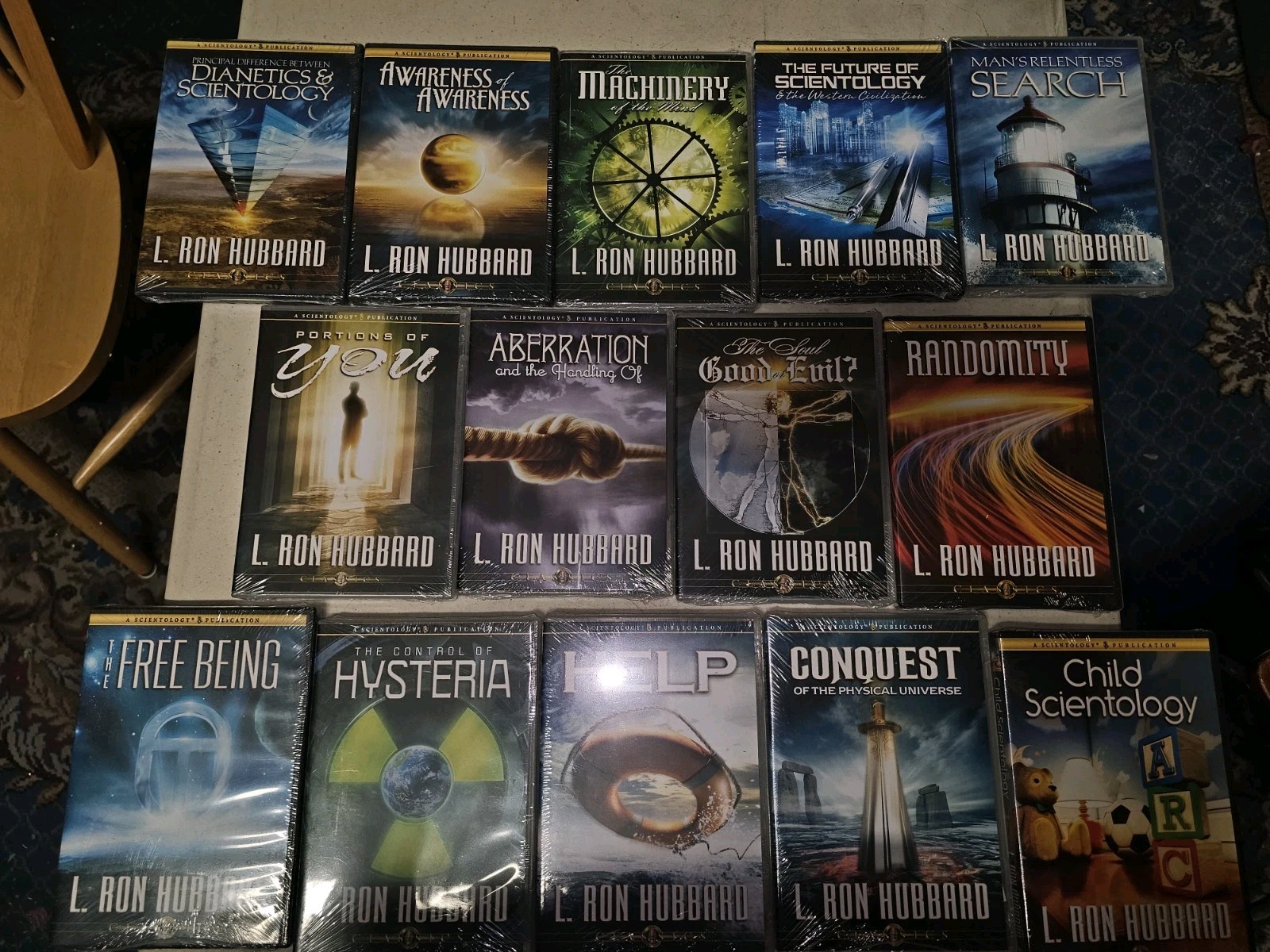 Lot Of 14 Ron L. Hubbard Scientology Compact Discs Classics Collection
