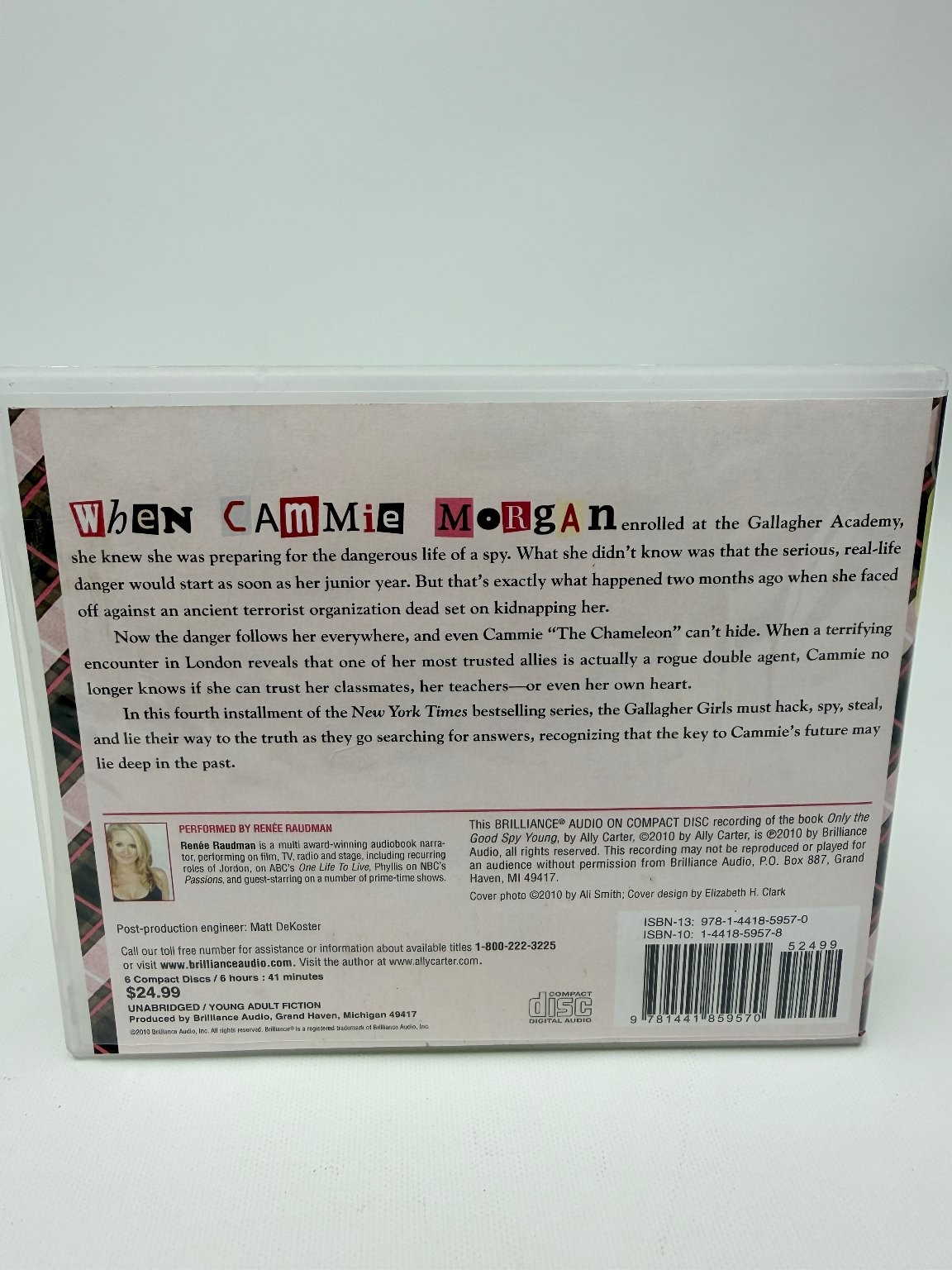 Only the Good Spy Young by Ally Carter Audiobook CDs Unabridged 7 Discs