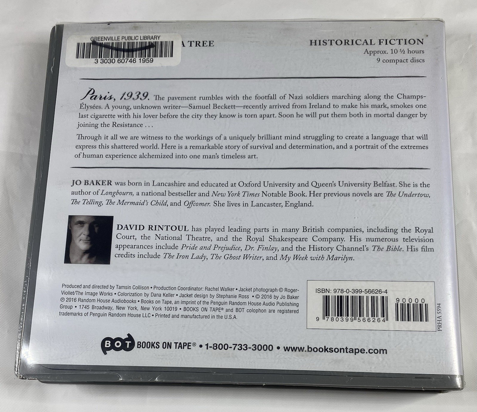 Country Road, a Tree Audiobook CD Jo Baker Ex Library