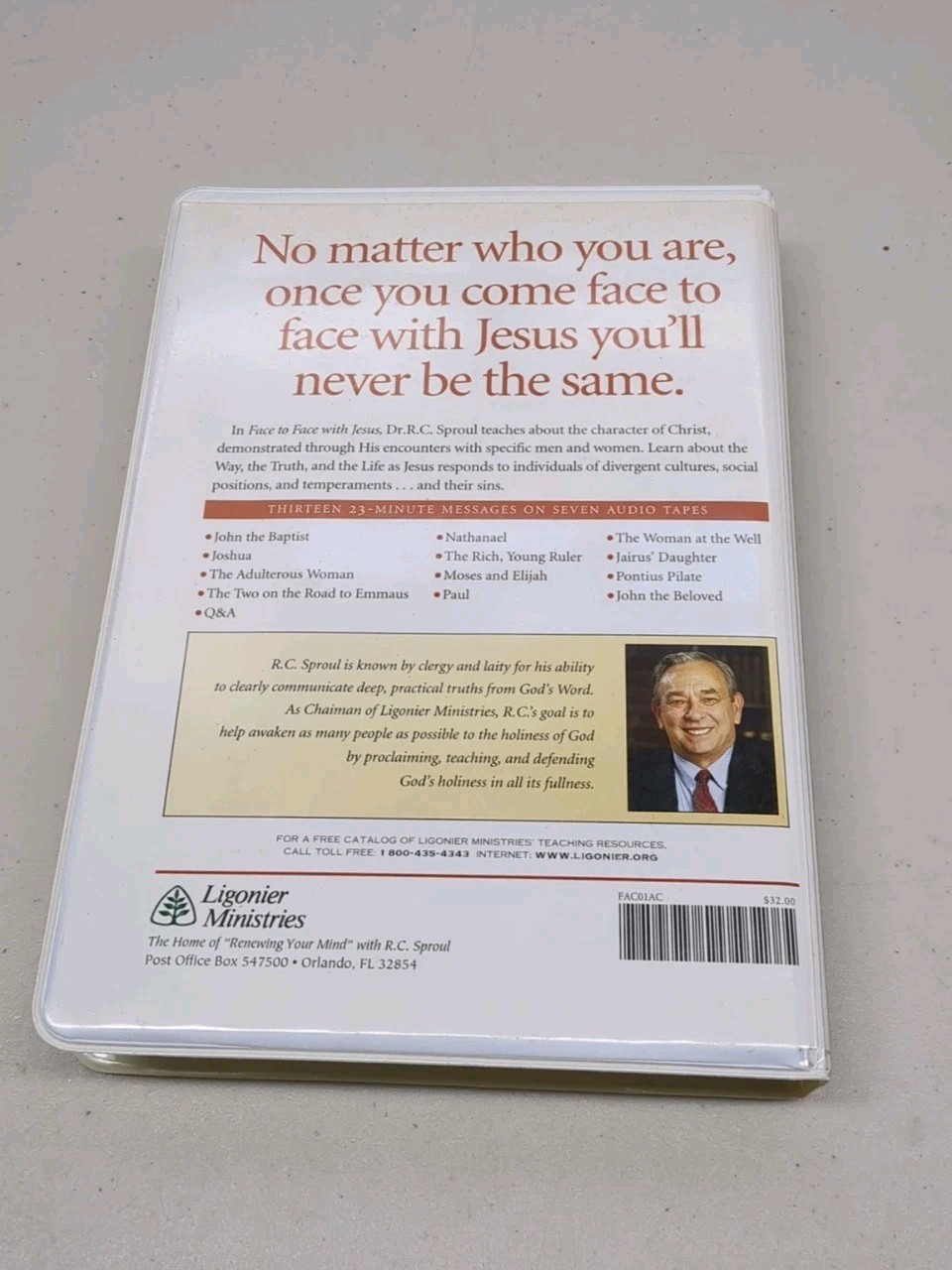 «R.C. Sproul Ligonier Cassette Lot — Face to Face with Jesus + A Blueprint…