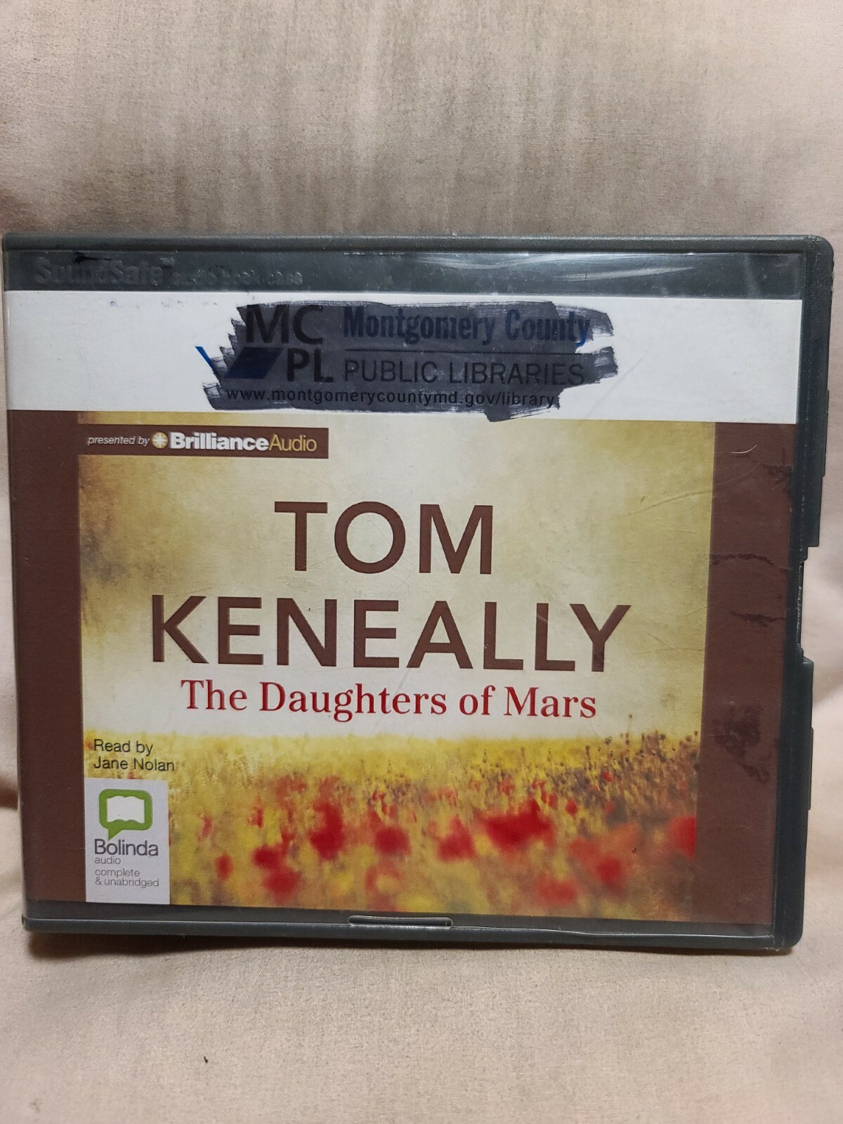 Shelf192 Audiobook~ The daughters of Mars — Tom keneally- unabridged
