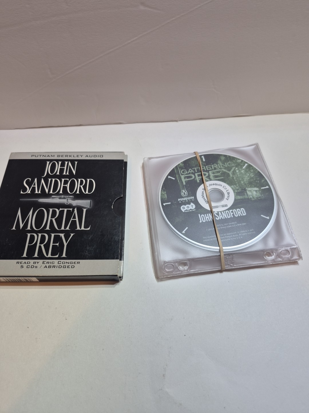 John Sandford Audiobooks Prey Series with Lucas Davenport Unabridged Lot of 2