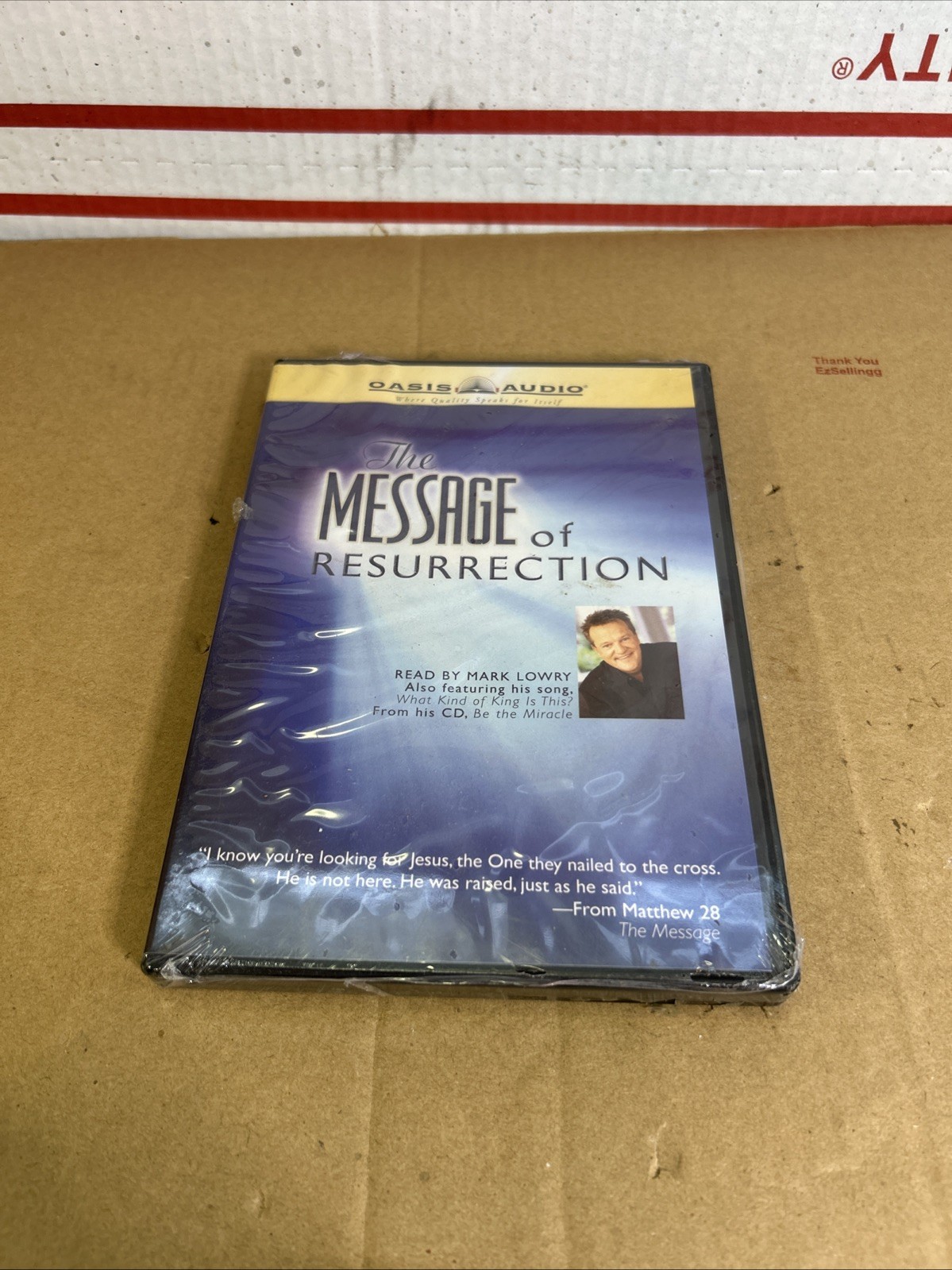 The Message of Resurrection by Eugene H. Peterson on Audio CD New Sealed