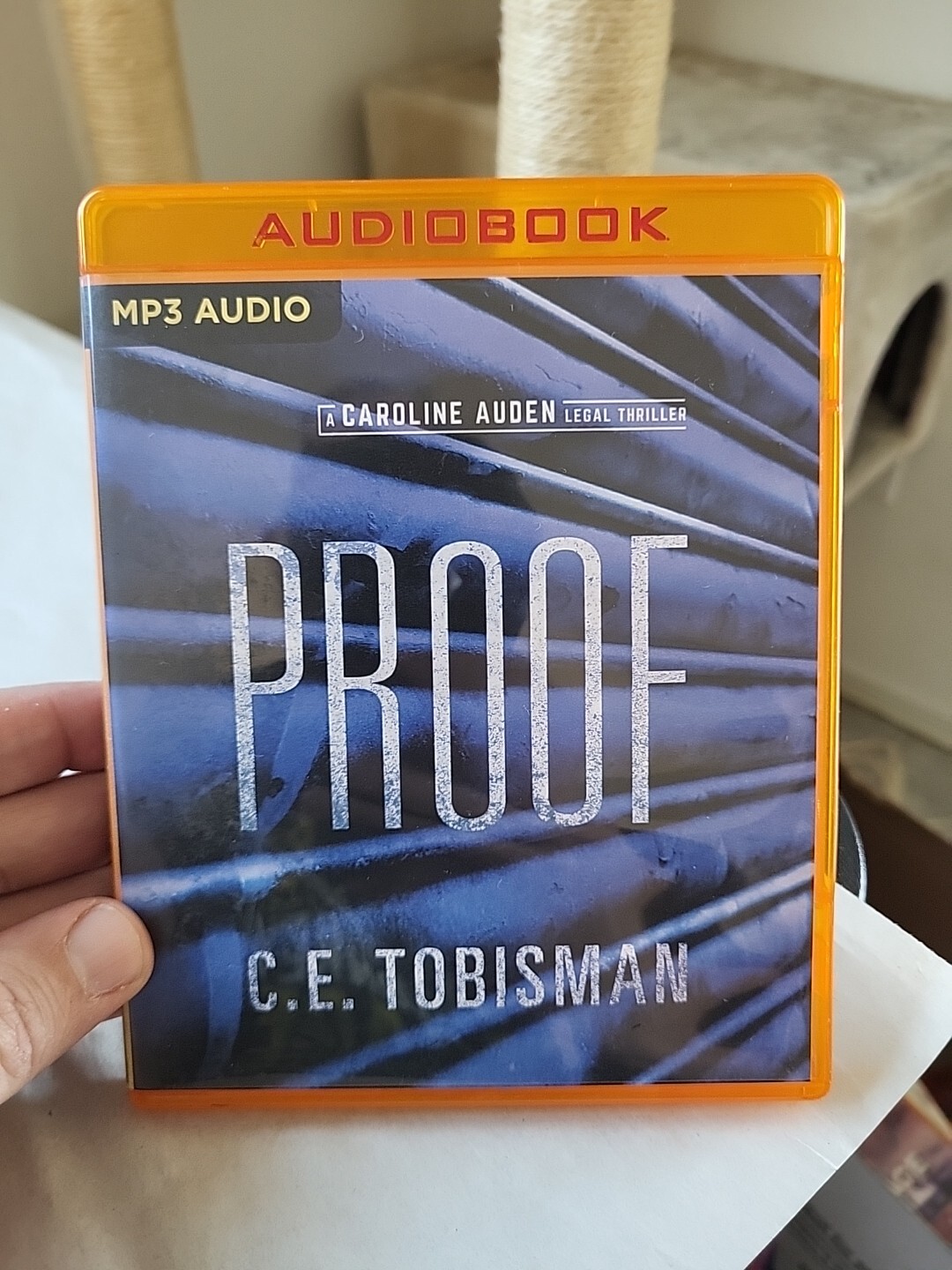 A Caroline Auden Legal Thriller — Proof — By C.E. Tobisman — MP3 CD — Audiobook