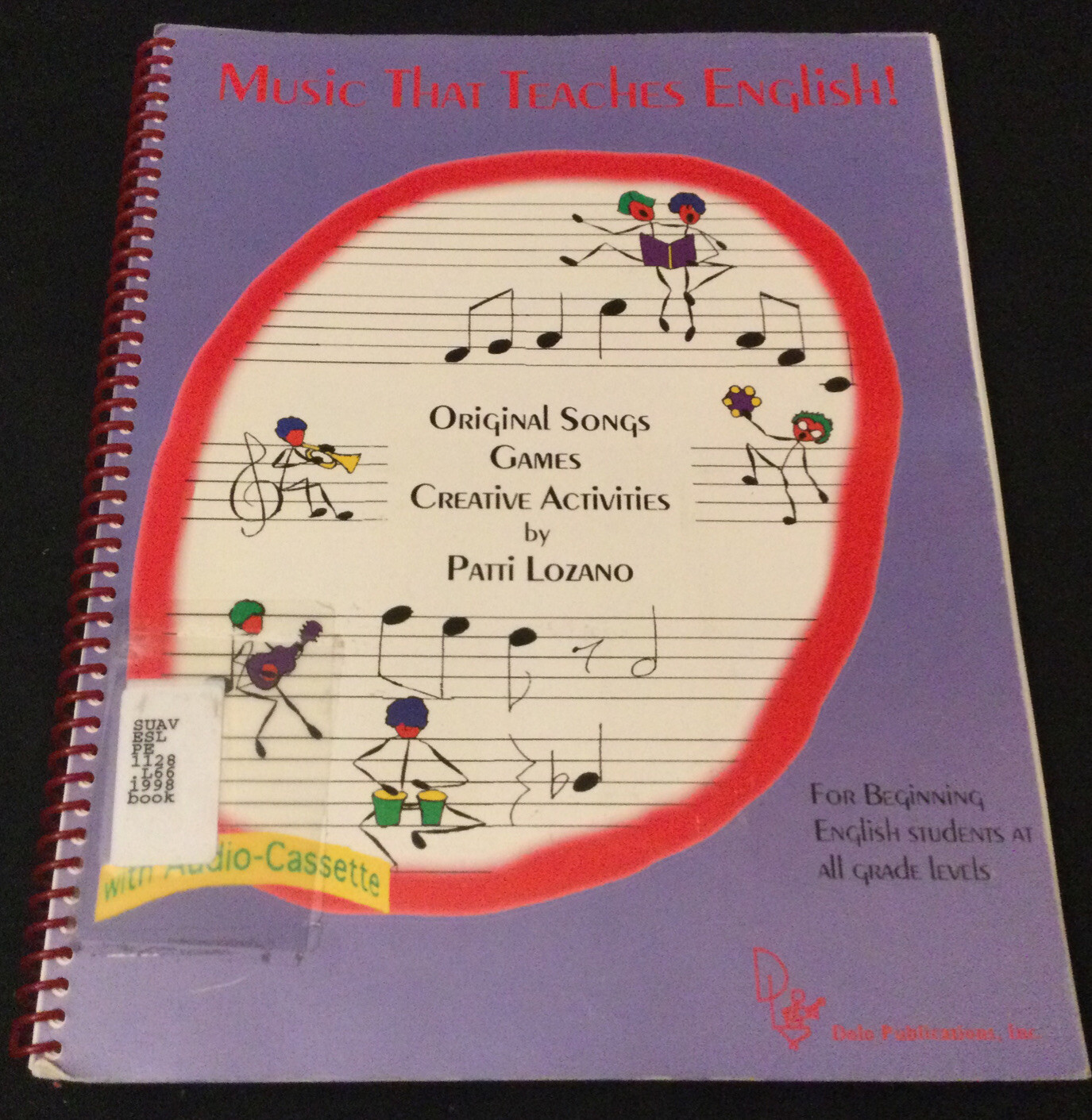 Music That Teaches English! by Patti Lorenzo (1998 Spiral-bound) — VG