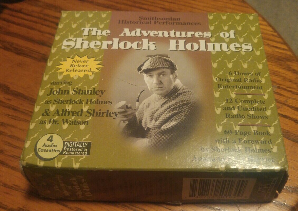 The Adventures of Sherlock Holmes John Stanley Alfred Shirley Audiobook Cassette