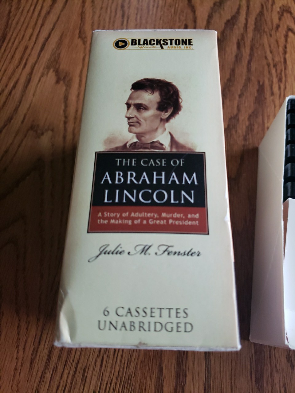 The Case Of Abraham Lincoln 6 Cassettes Unabridged Julie M. Fenster 2007 EX Cond