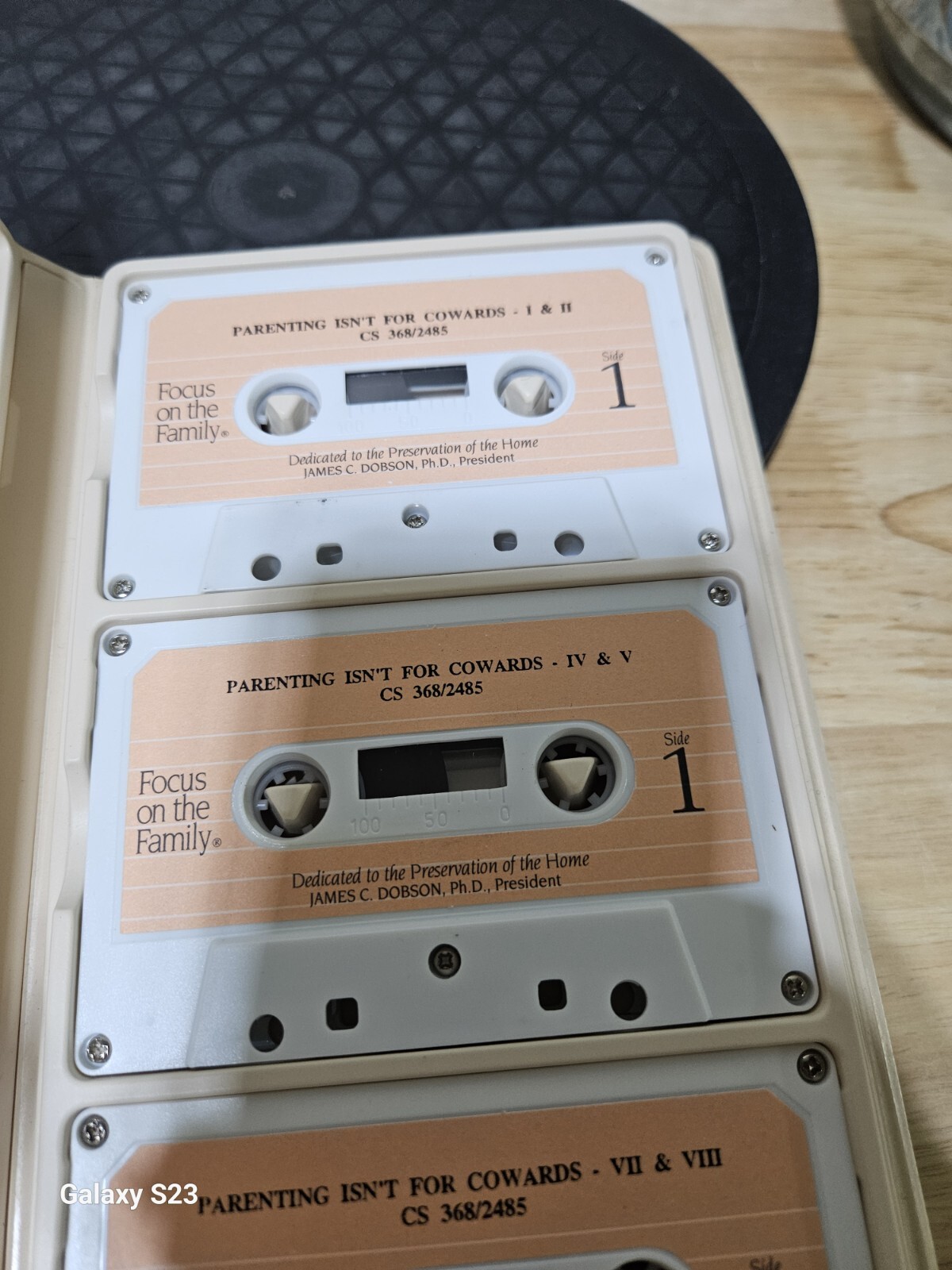 Parenting Isn’t for Cowards By Dr. James Dobson Audio Cassettes Focus On Family