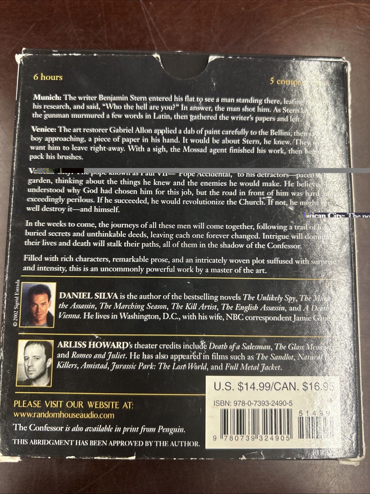 Daniel Silva The Confessor Audiobook CDs