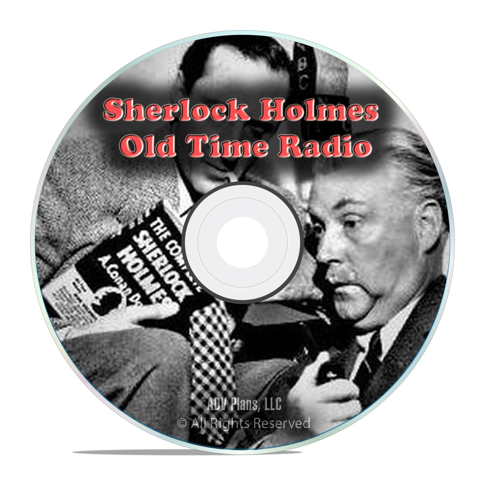 Sherlock Holmes Old Time Radio Shows, OTR, 700+ Shows, Rolfe Branard, DVD-ROM