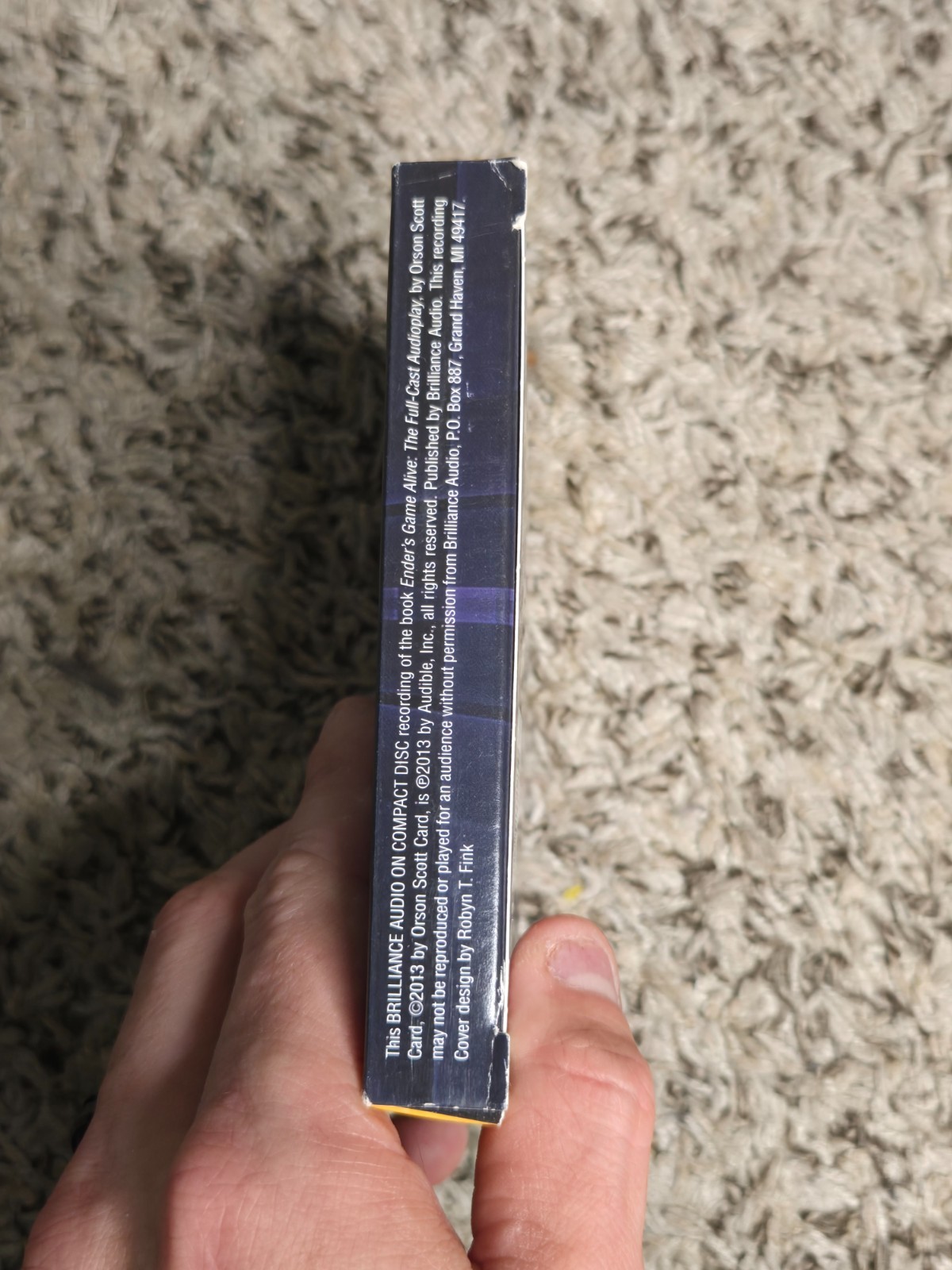 Orson Scott Card Enders Game Alive Brilliance Audio 7 cd Unabridged Full Cast