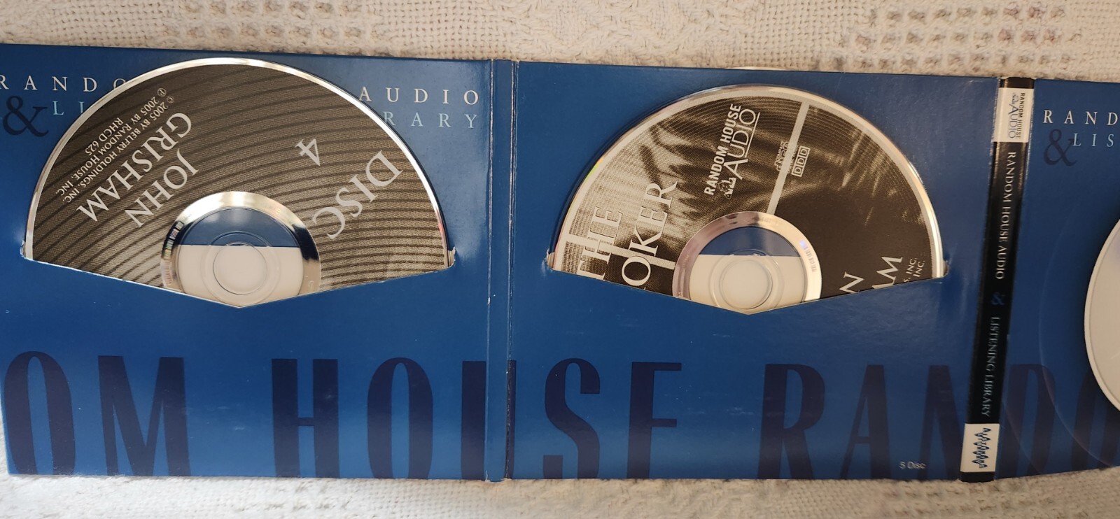 The Broker Audio Book By John Grisham 5 CD’s Abridged In Great Condition