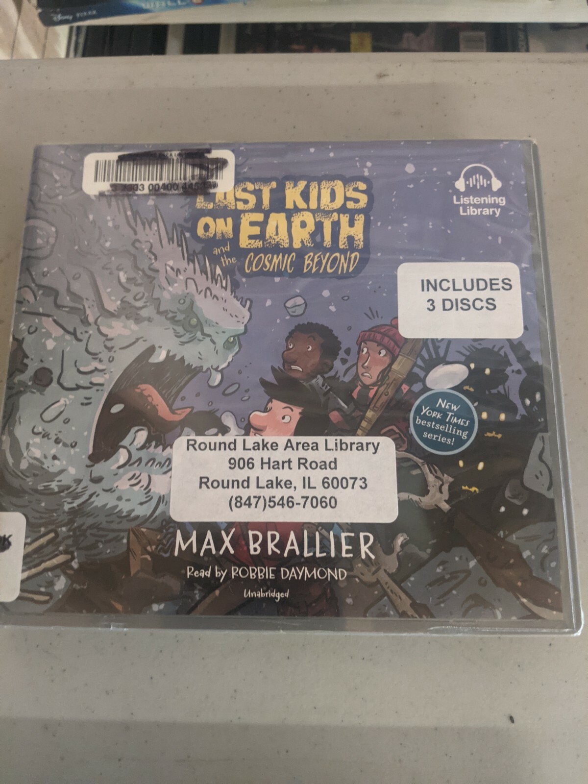 shelf0 audiobook~ LAST KIDS ON EARTH AND THE COSMIC BEYOND BY MAX BRALLIER