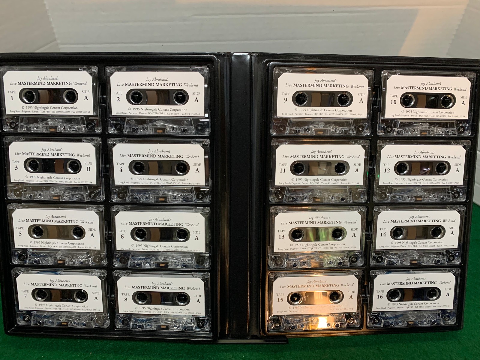 Jay Abraham’s Live Mastermind Marketing Program — 32 Cassettes