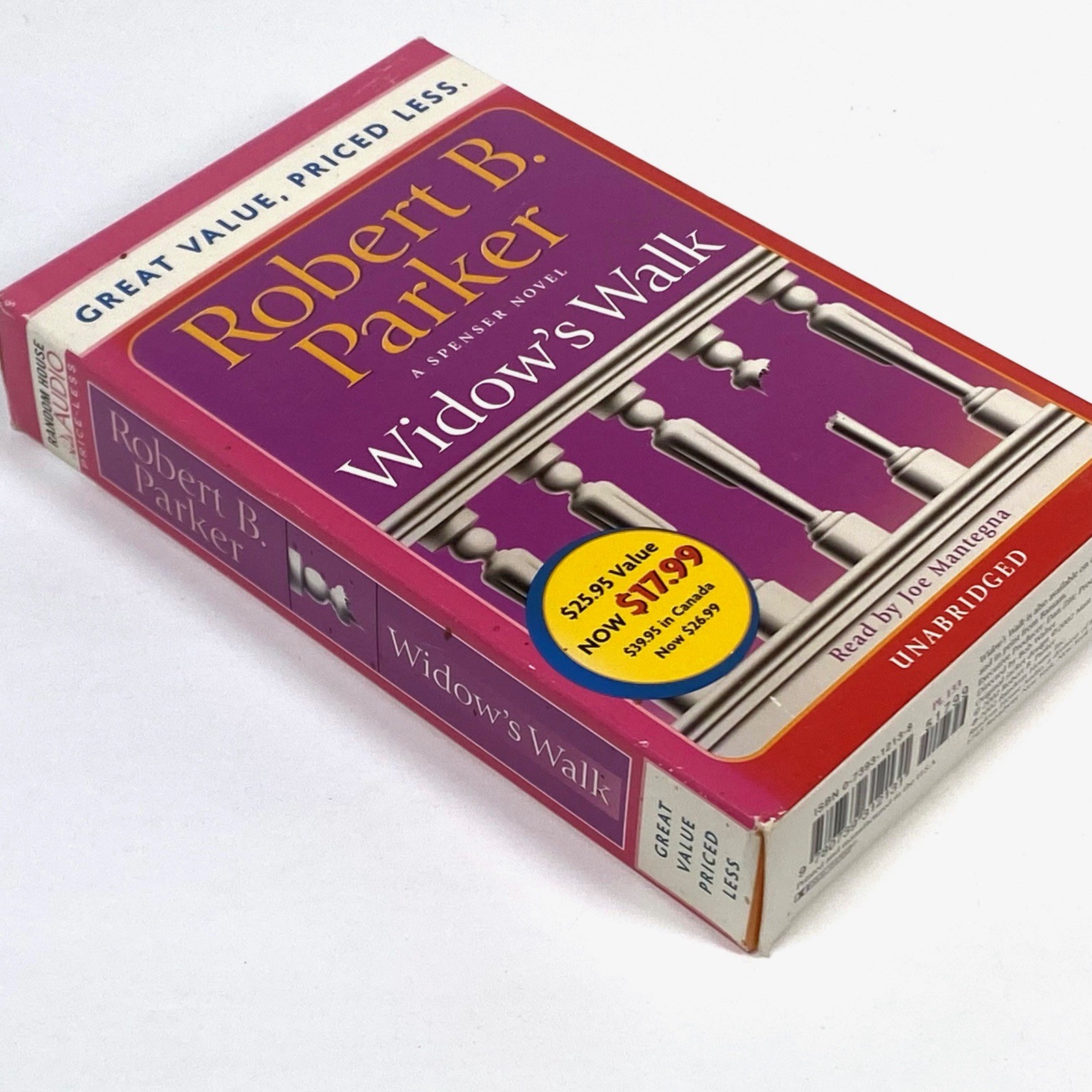 Robert B. Parker — Widow’s Walk — Audiobook on 4 Cassettes