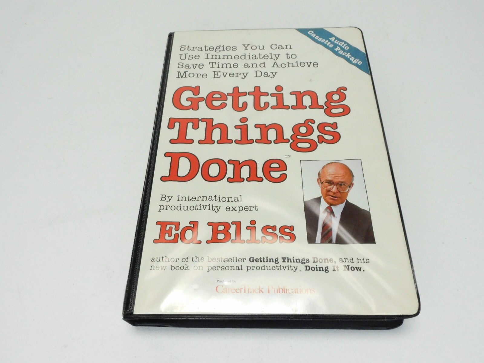 1985 Getting Things Done Productivity Ed Bliss 4-Cassette Tape Program