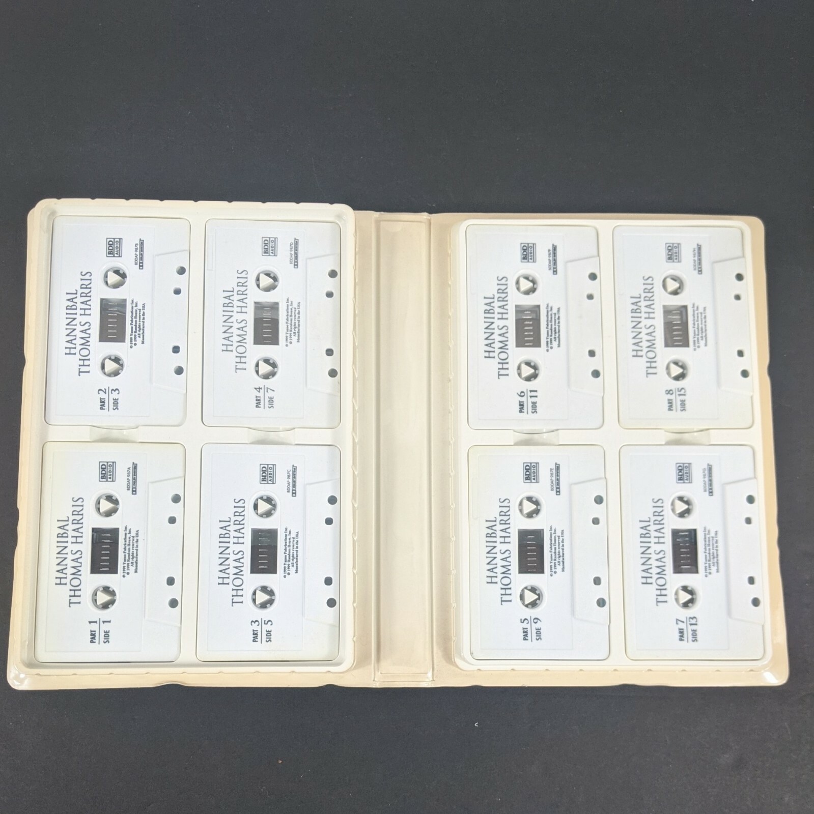 Hannibal Unabridged Audiobook by Thomas Harris on Cassette Tape Novel