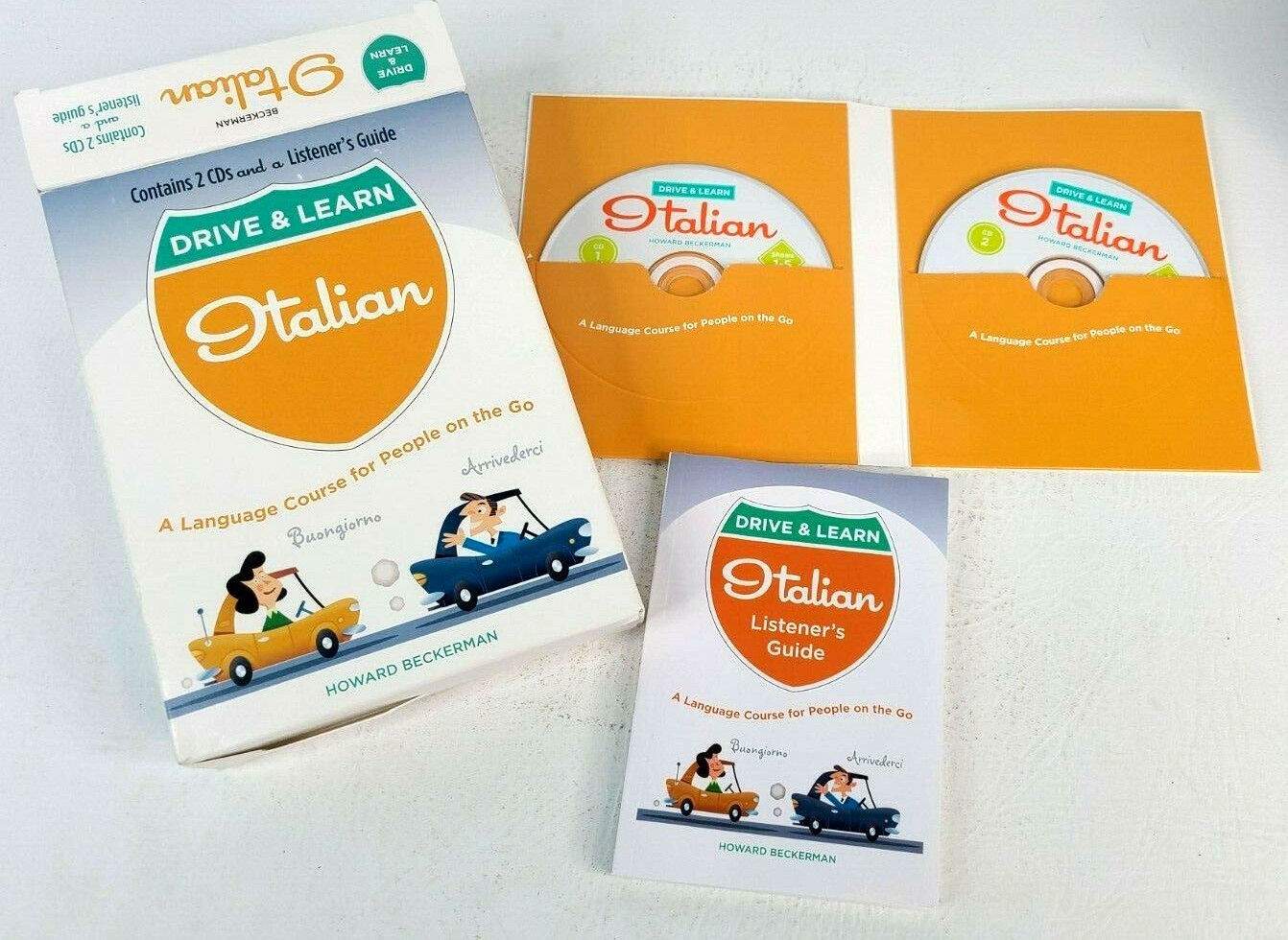Drive and Learn Italian Language Course for People on the Go by Howard Beckerman