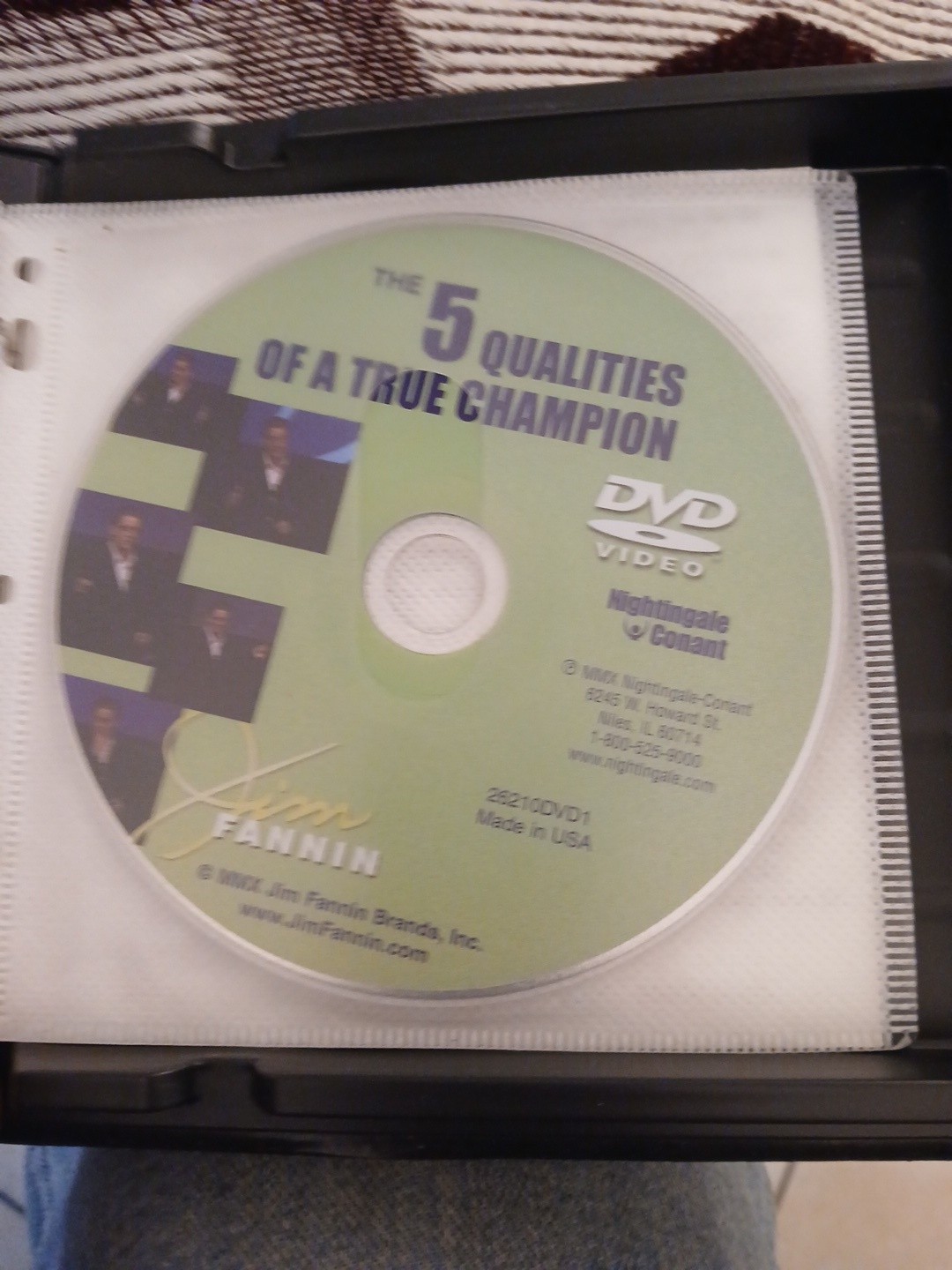 Jim Fannin 90 Second Rule 8 CD/DVD Nightingale Conant
