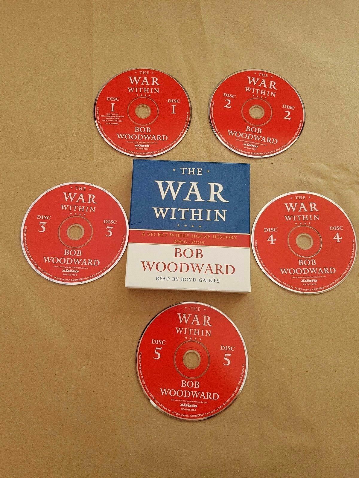 The War Within Audiobook Audio Book 5 x CDs Bob Woodward